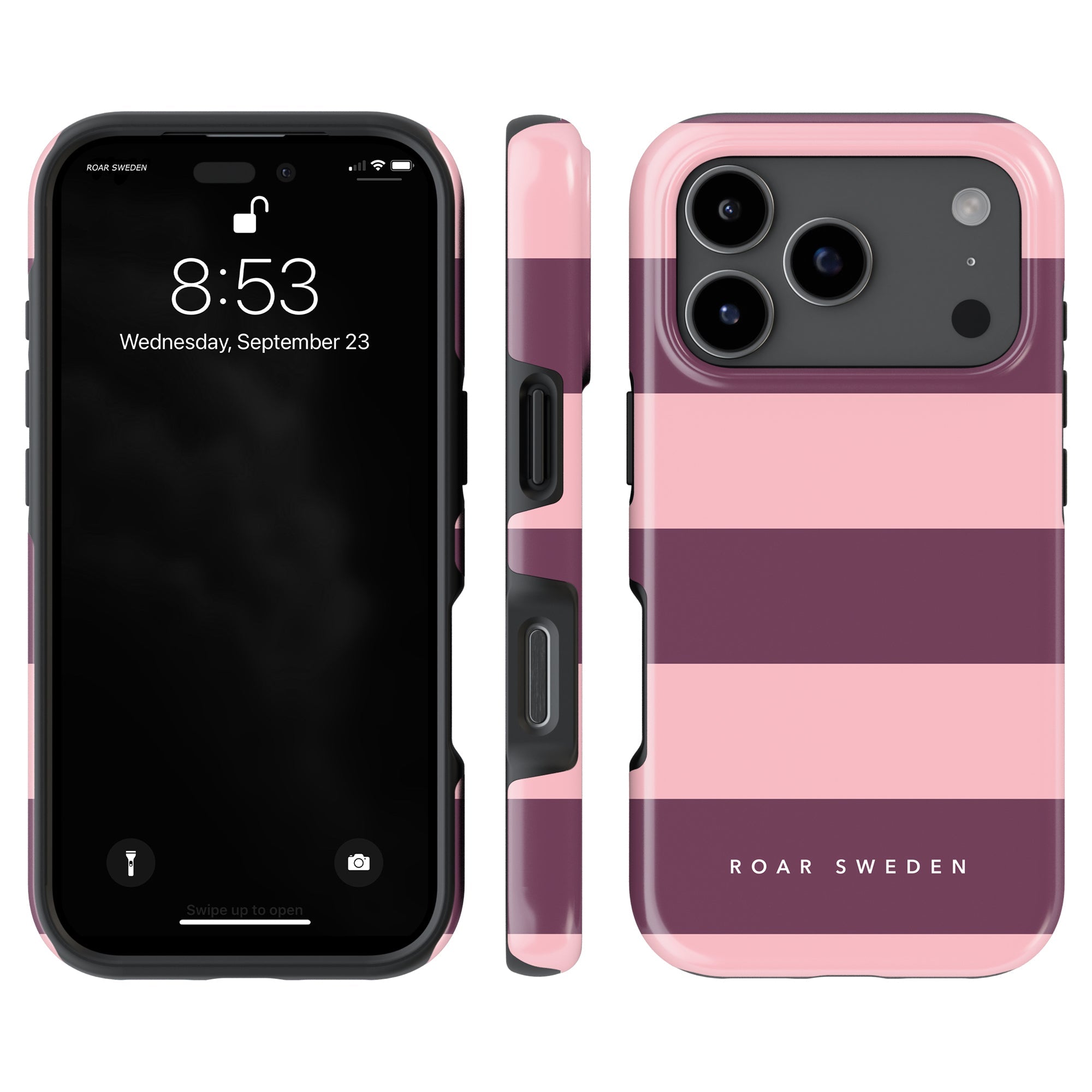Orchid Stripes - Tough Case - Roar Sweden