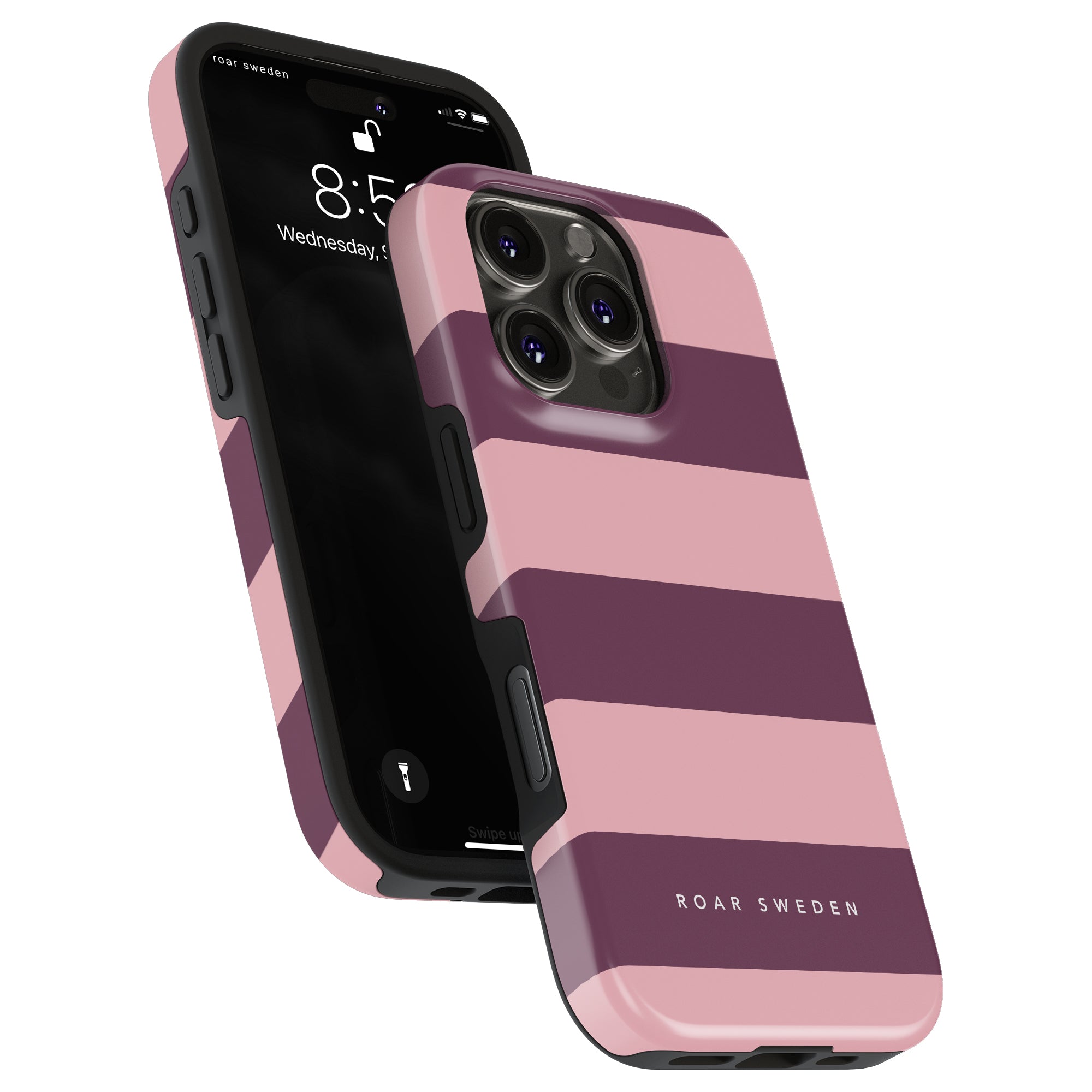 Orchid Stripes - Tough Case - Roar Sweden