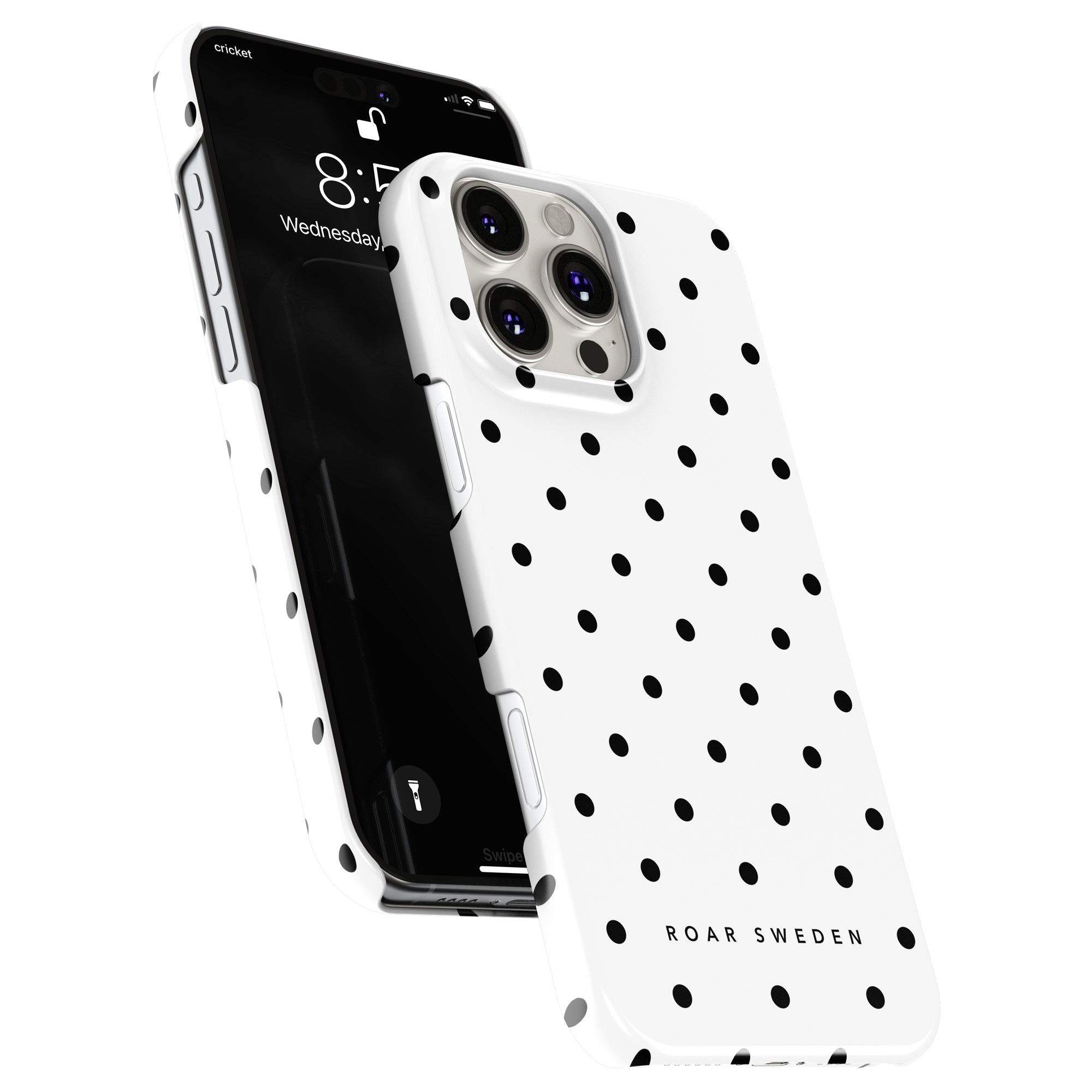 Slim mobilskal – Panda Dots