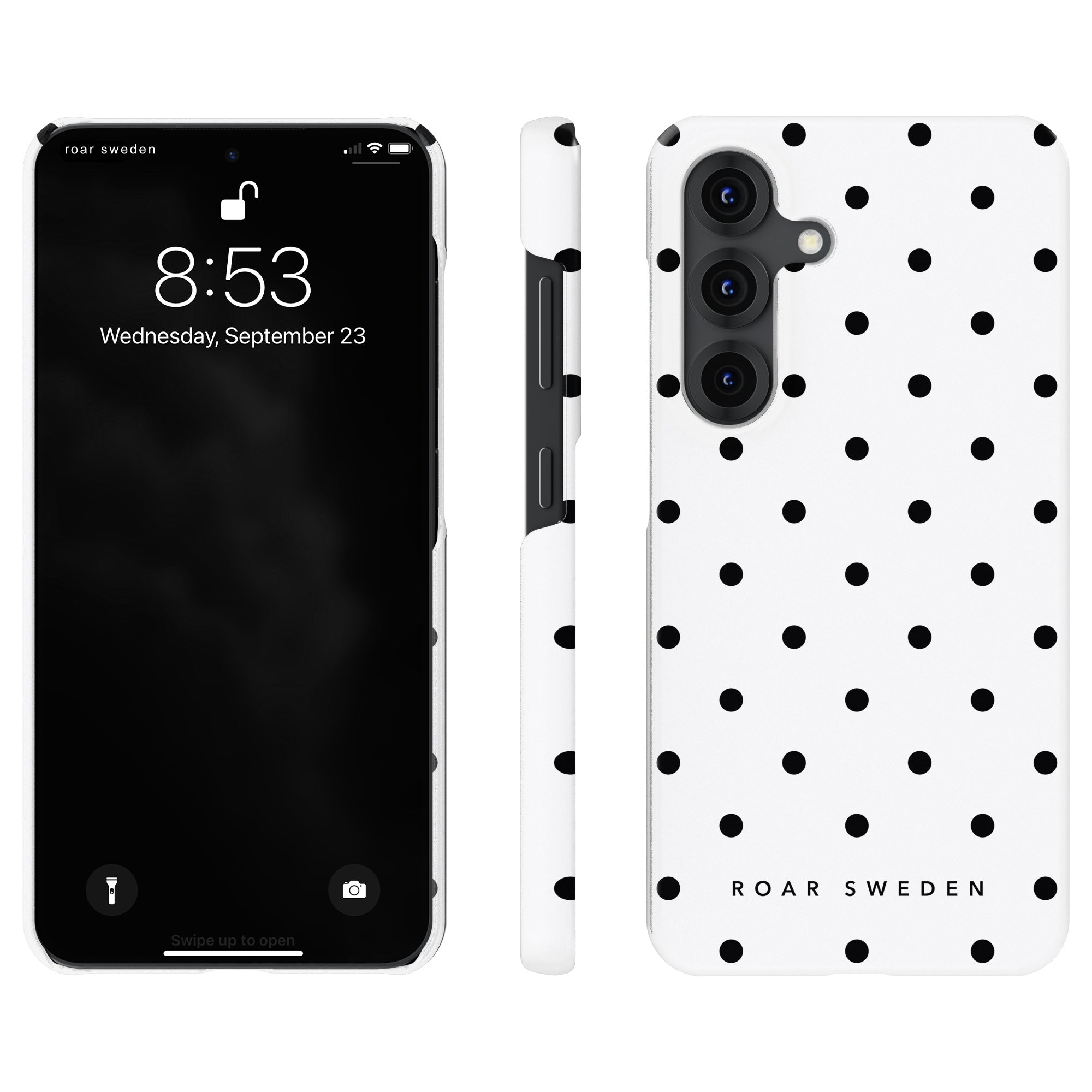 Slim mobilskal – Panda Dots