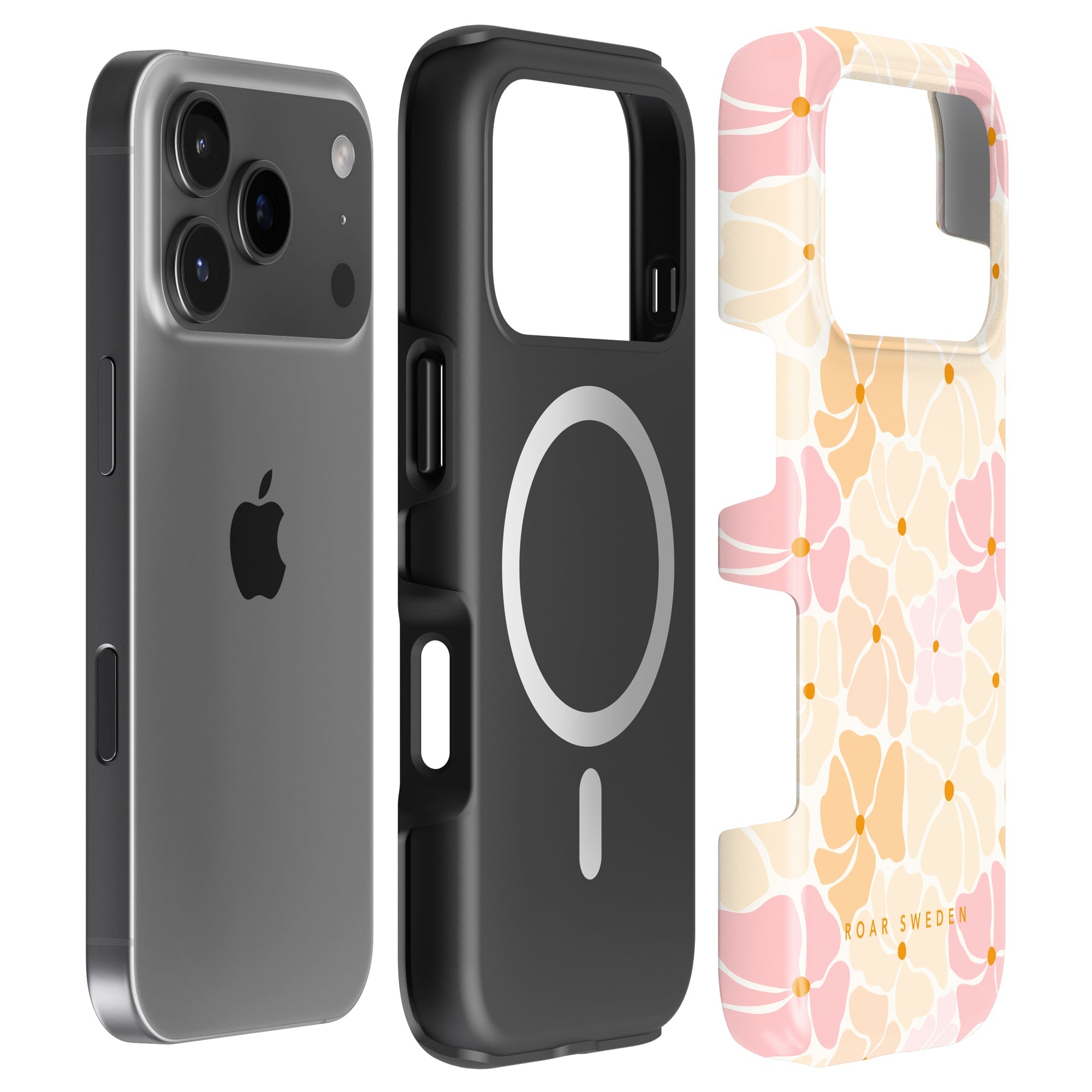 MagSafe mobilskal – Pastel Flora