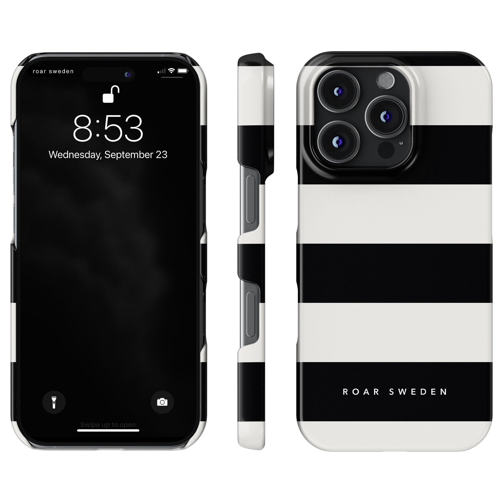 Penguin Stripes - Slim case - Roar Sweden