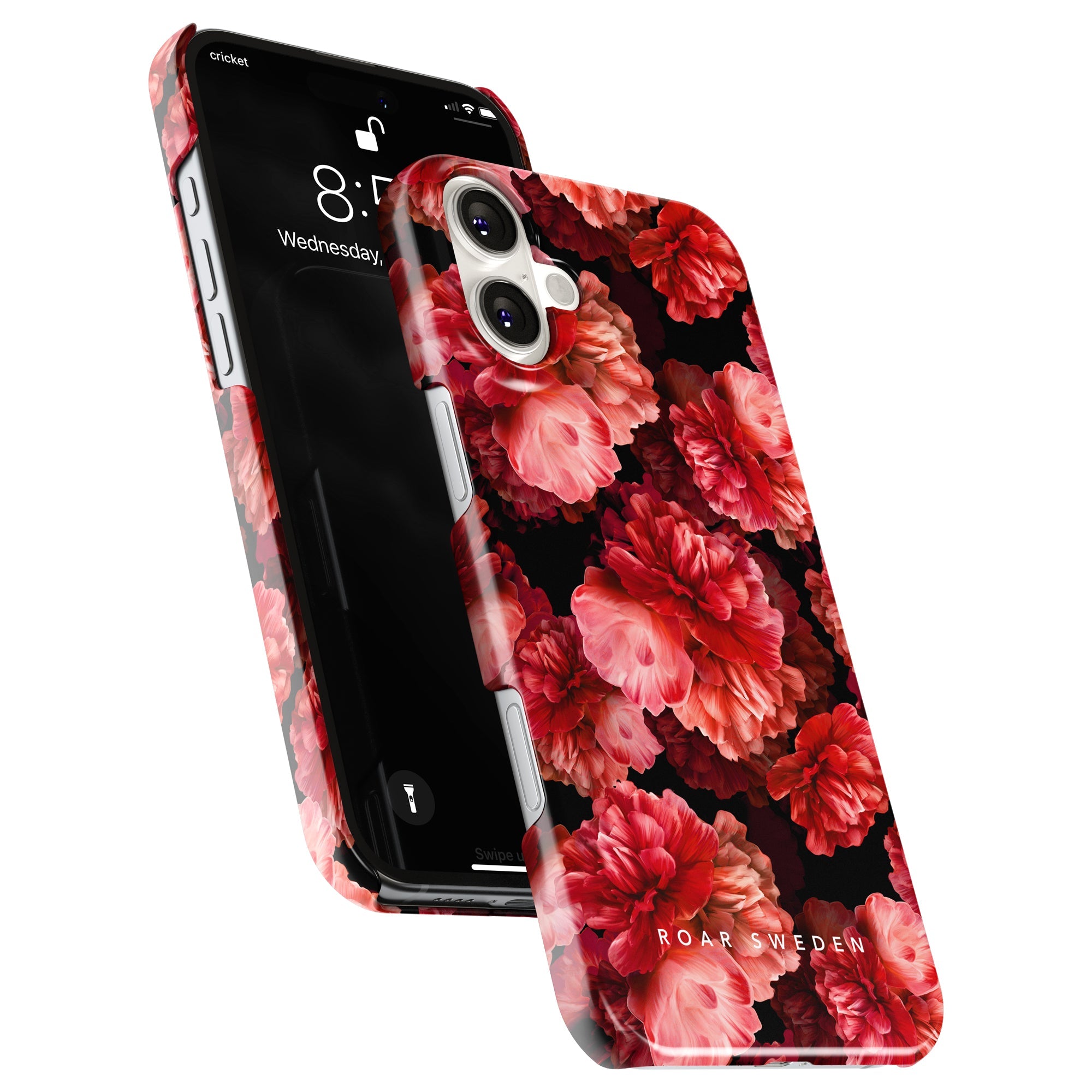Slim mobilskal – Peonies