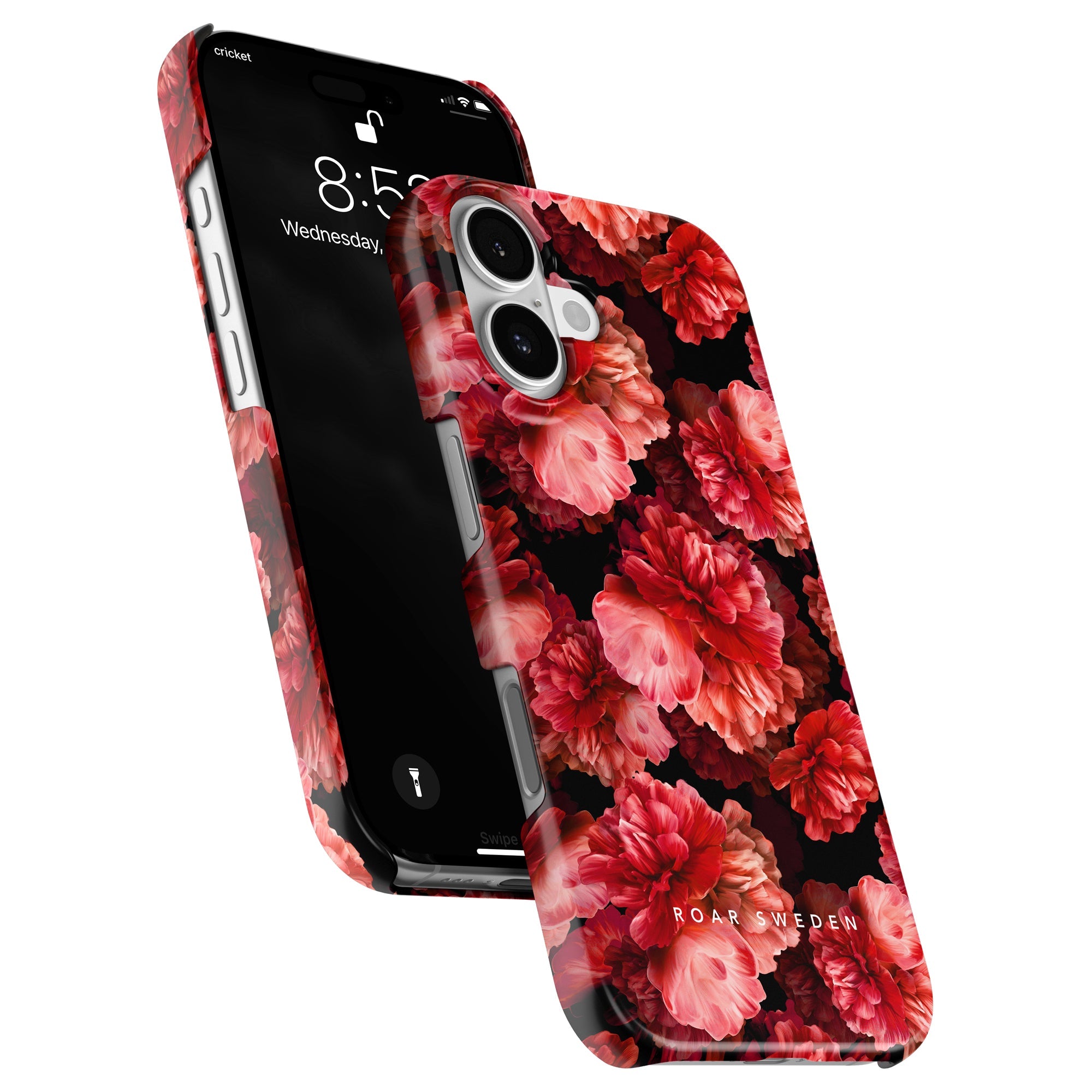 Slim mobilskal – Peonies