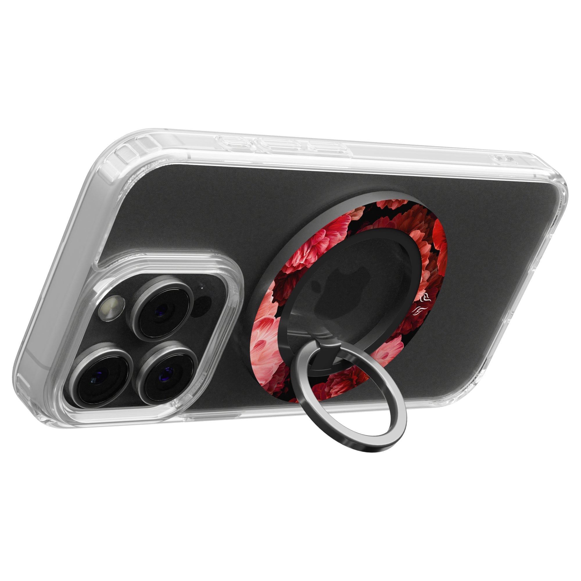 Peonies - Magnetring – magnetring för mobil