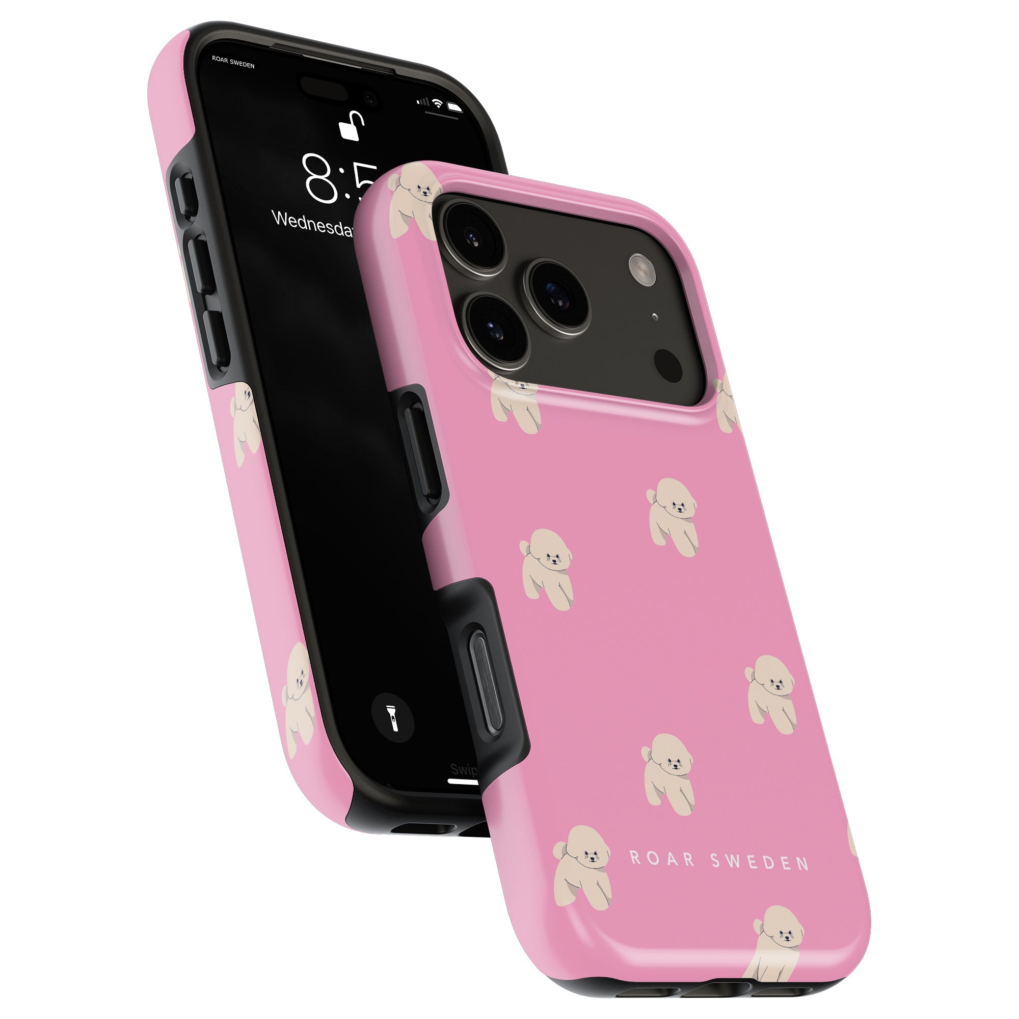 Tough mobilskal – Pink Bichon