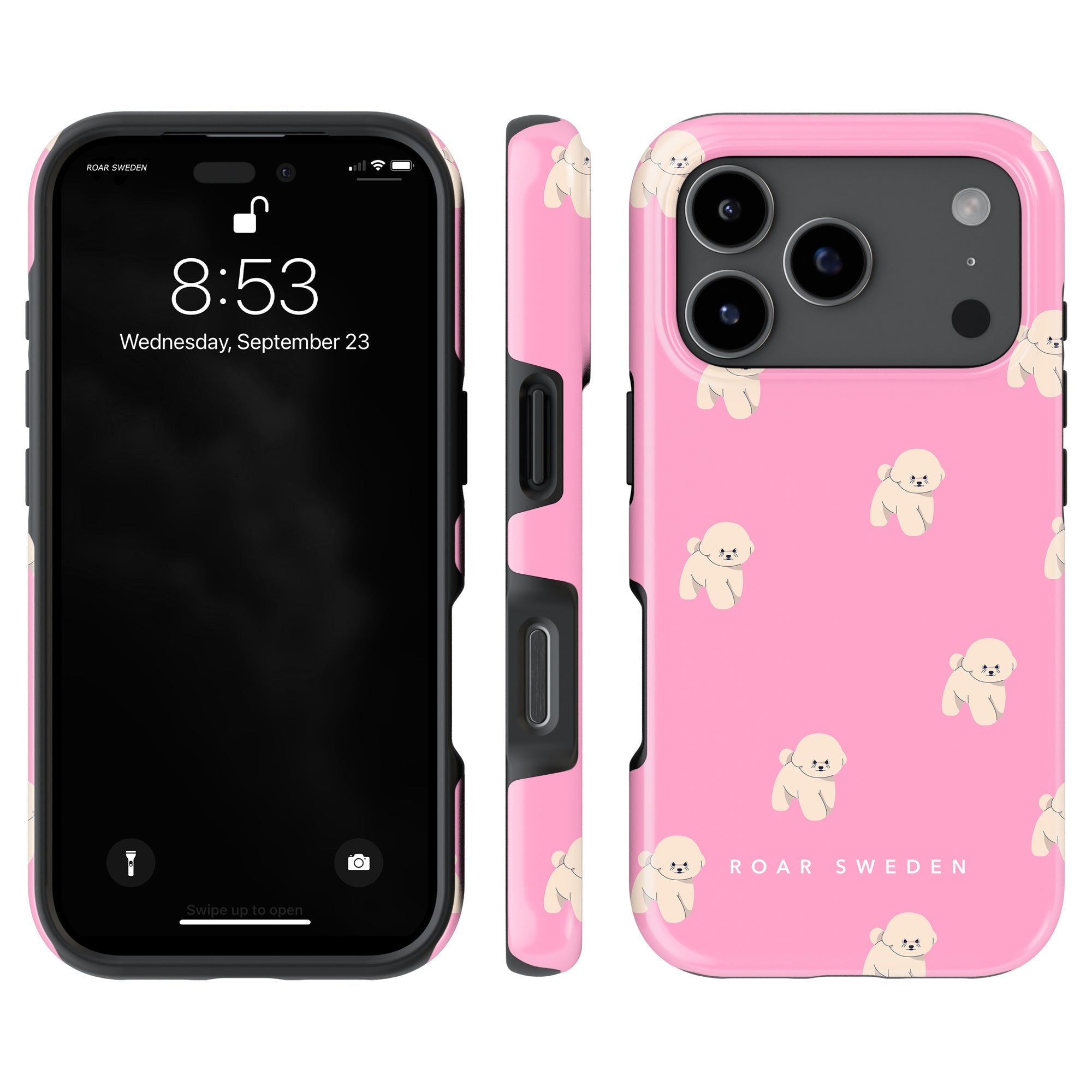 Tough mobilskal – Pink Bichon