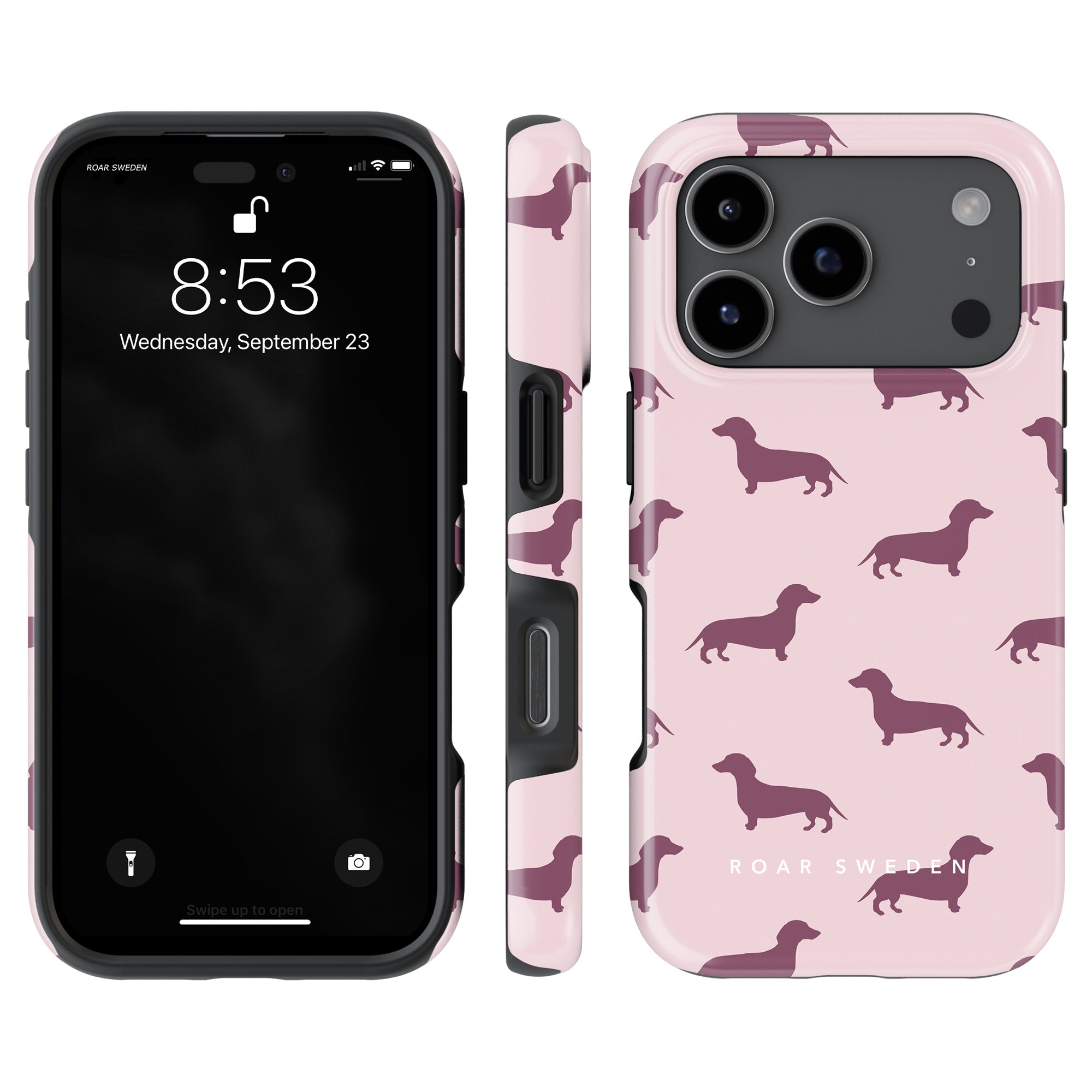 Dachshund MagSafe mobilskal – Pink Dachshund
