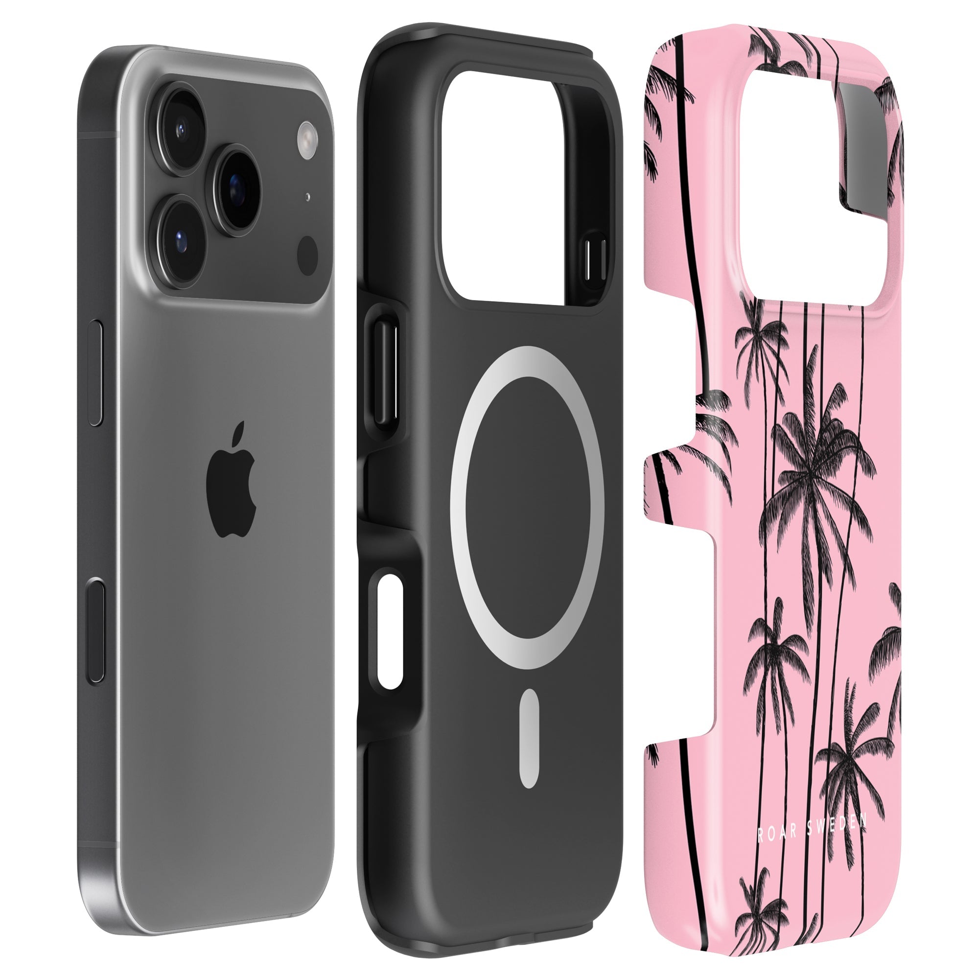 MagSafe mobilskal – Pink Palms