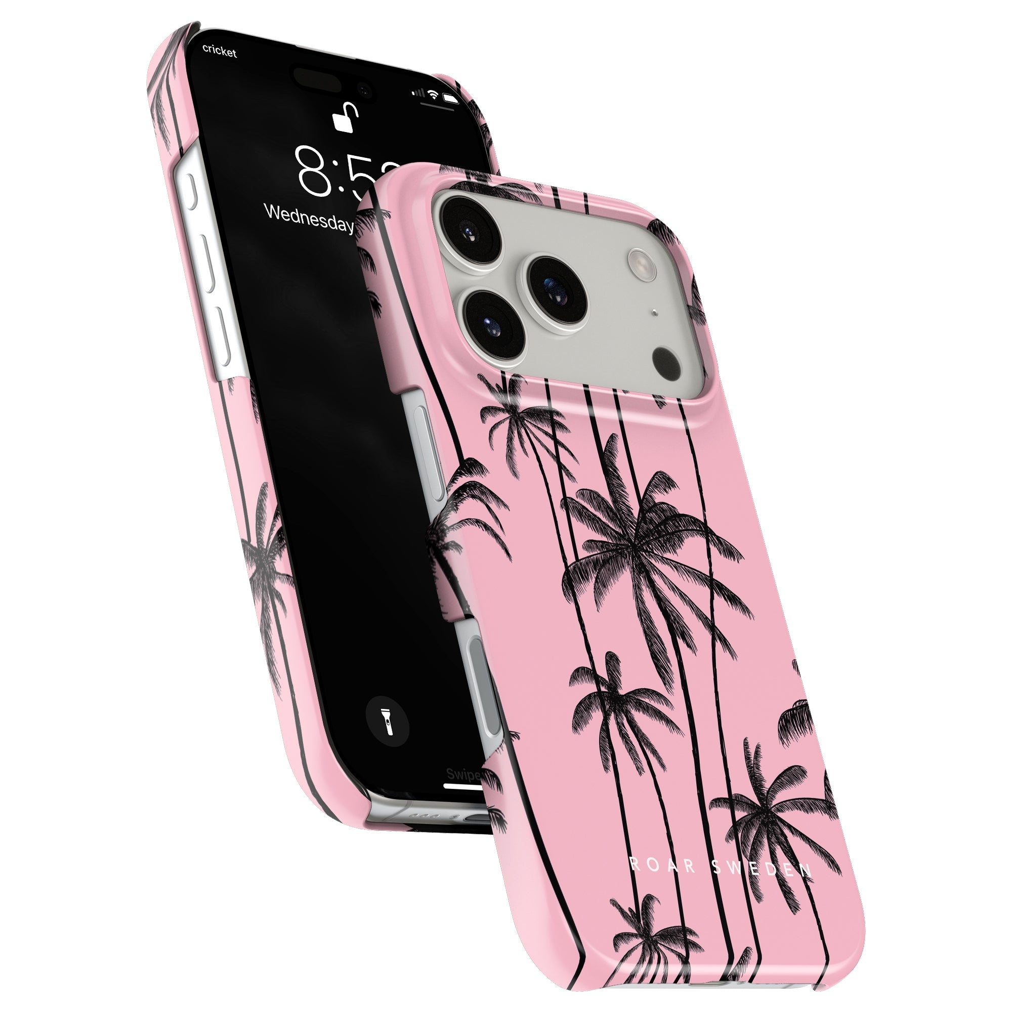 Slim mobilskal – Pink Palms