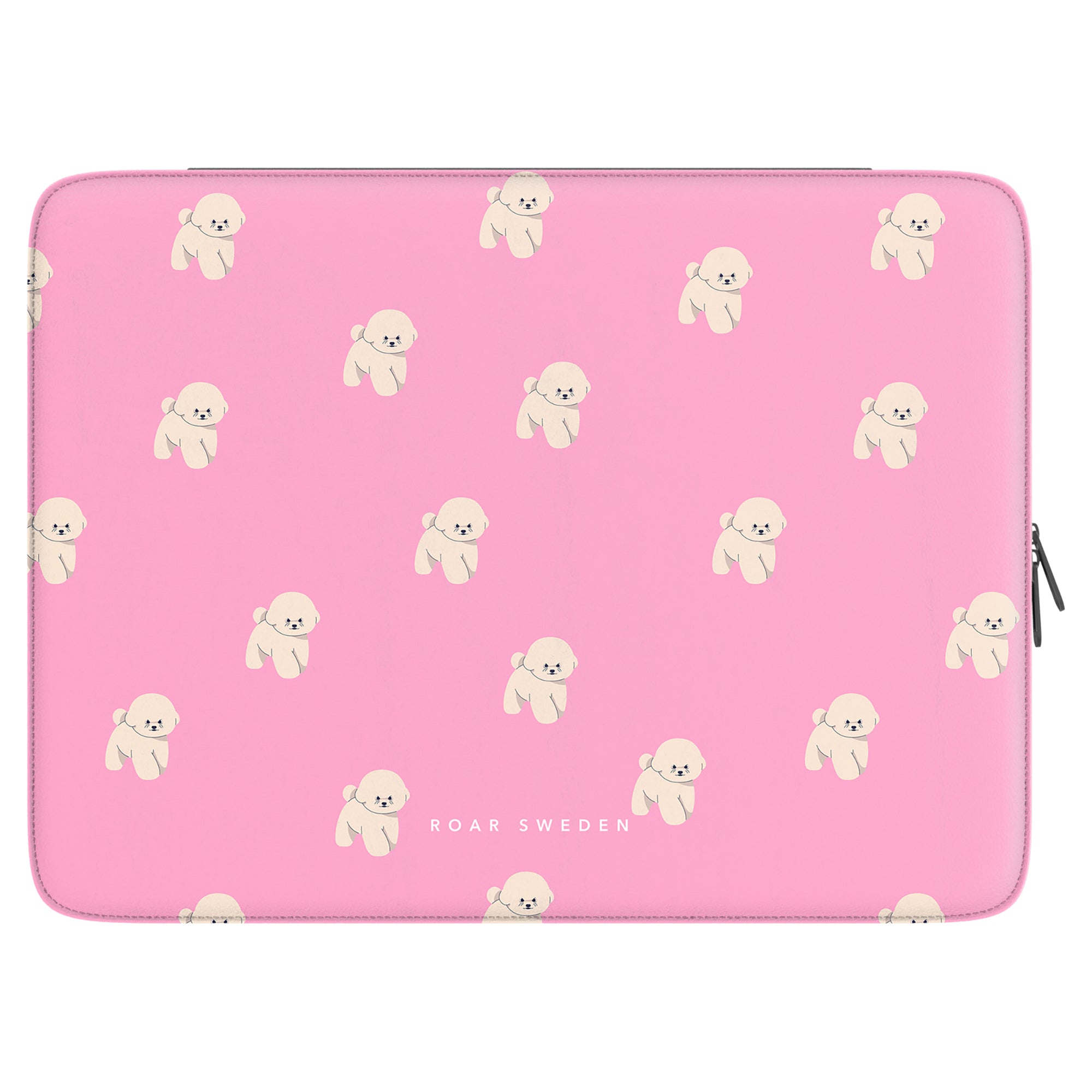 Pink Bichon - Laptopfodral - Roar Sweden