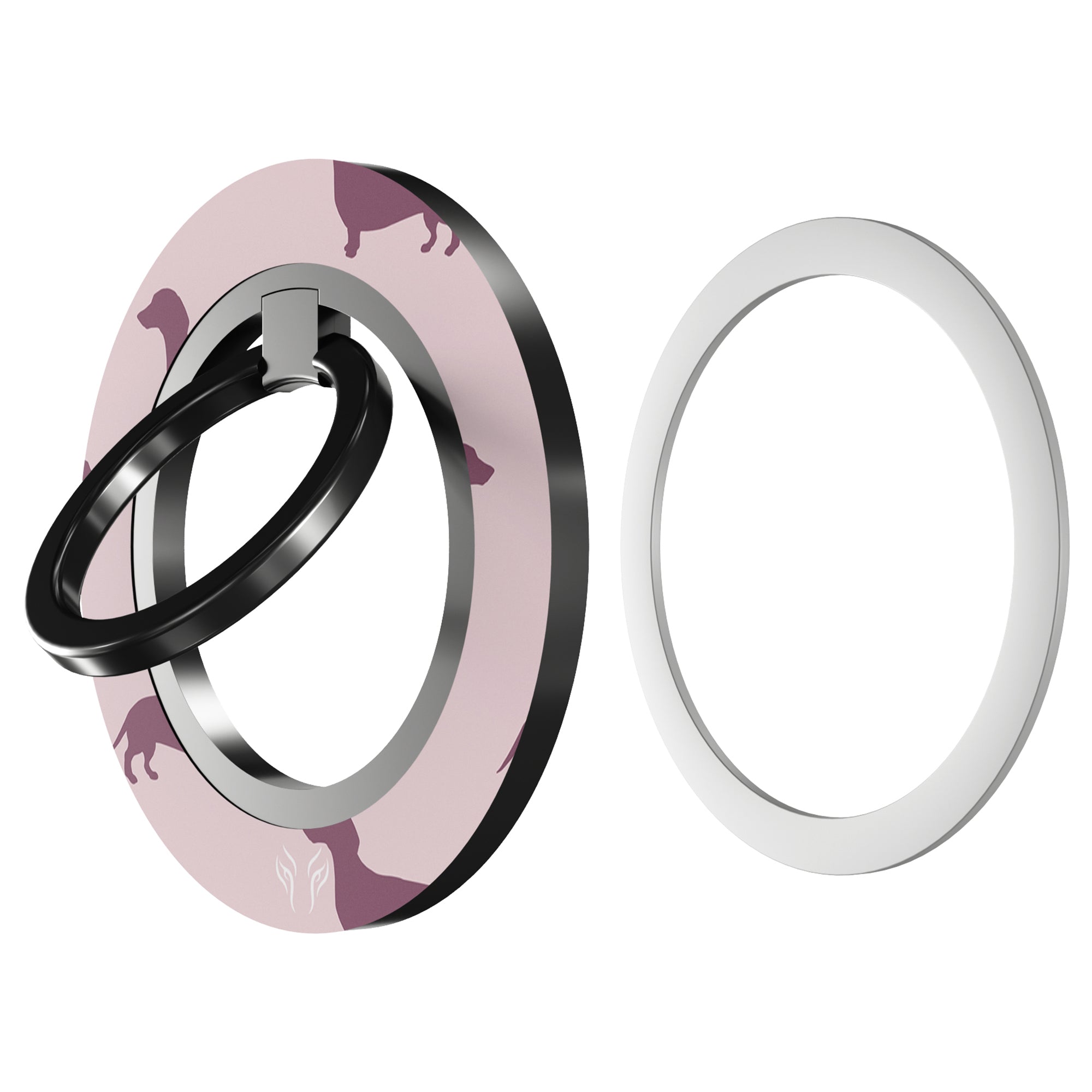 Pink Dachshund - Magnetring – magnetring för mobil