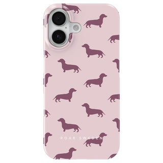 Dachshund Slim mobilskal – Pink Dachshund