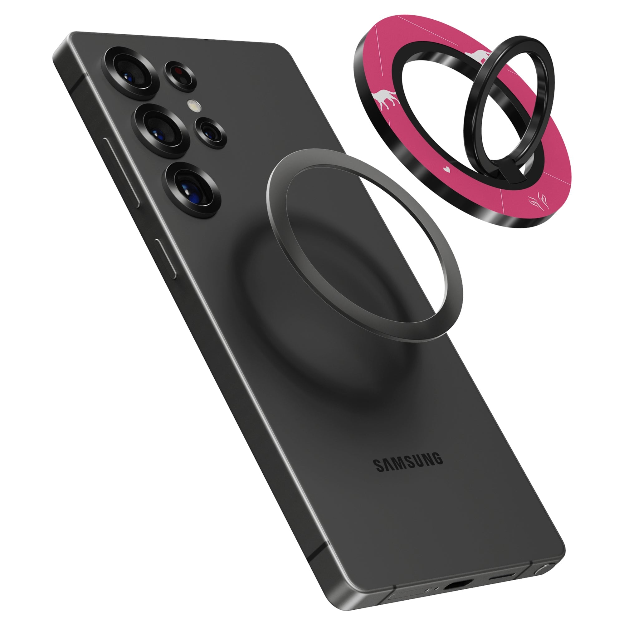 Pinkie Kitten - Magnetring – magnetring för mobil