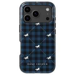 Plaid Horse MagSafe mobilskal – Plaid Horse Blue