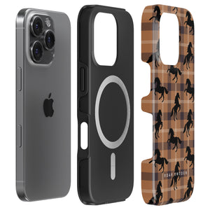Plaid Horse Brown - Magsafe Tough Case