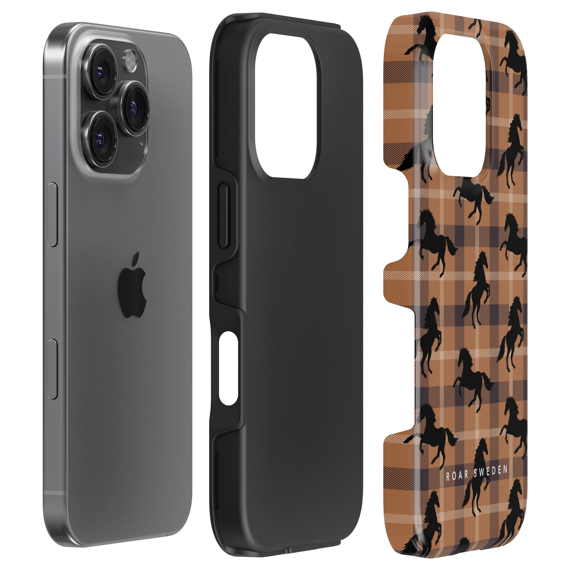 Plaid Horse Brown - Tough Case