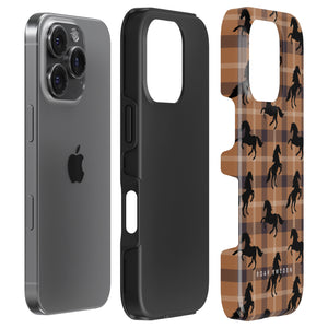 Plaid Horse Brown - Tough Case