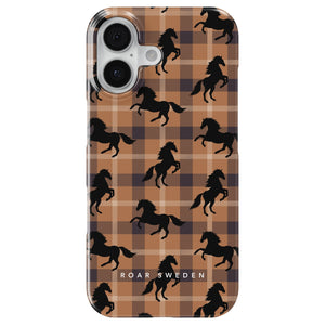 Plaid Horse Brown - Slim case
