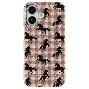 Plaid Horse Light Brown - Slim case
