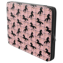 Plaid Horse Pink - Laptopfodral - Roar Sweden