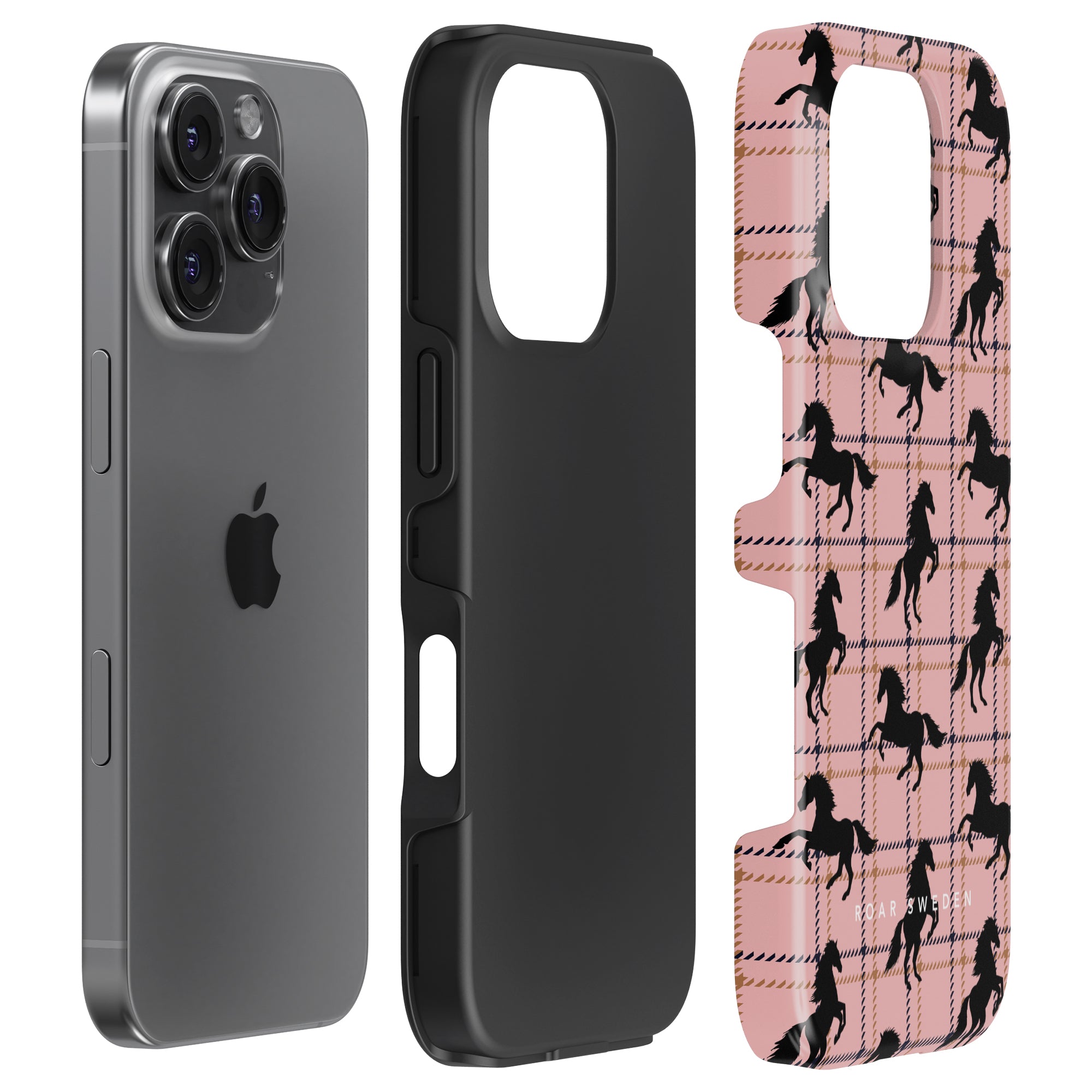 Plaid Horse Pink - Tough Case