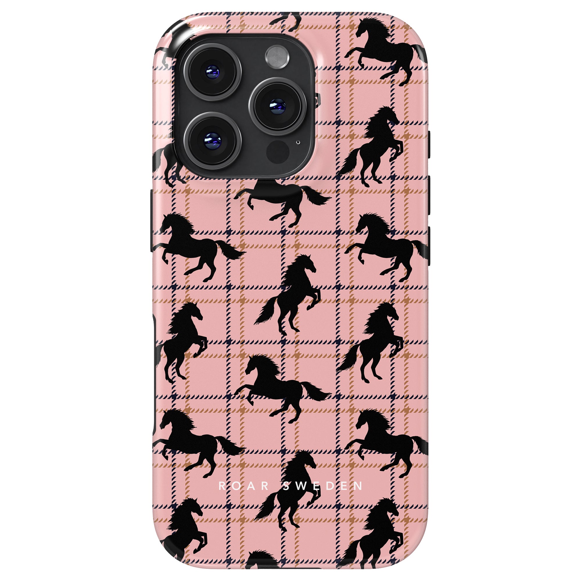 Plaid Horse Pink - Tough Case