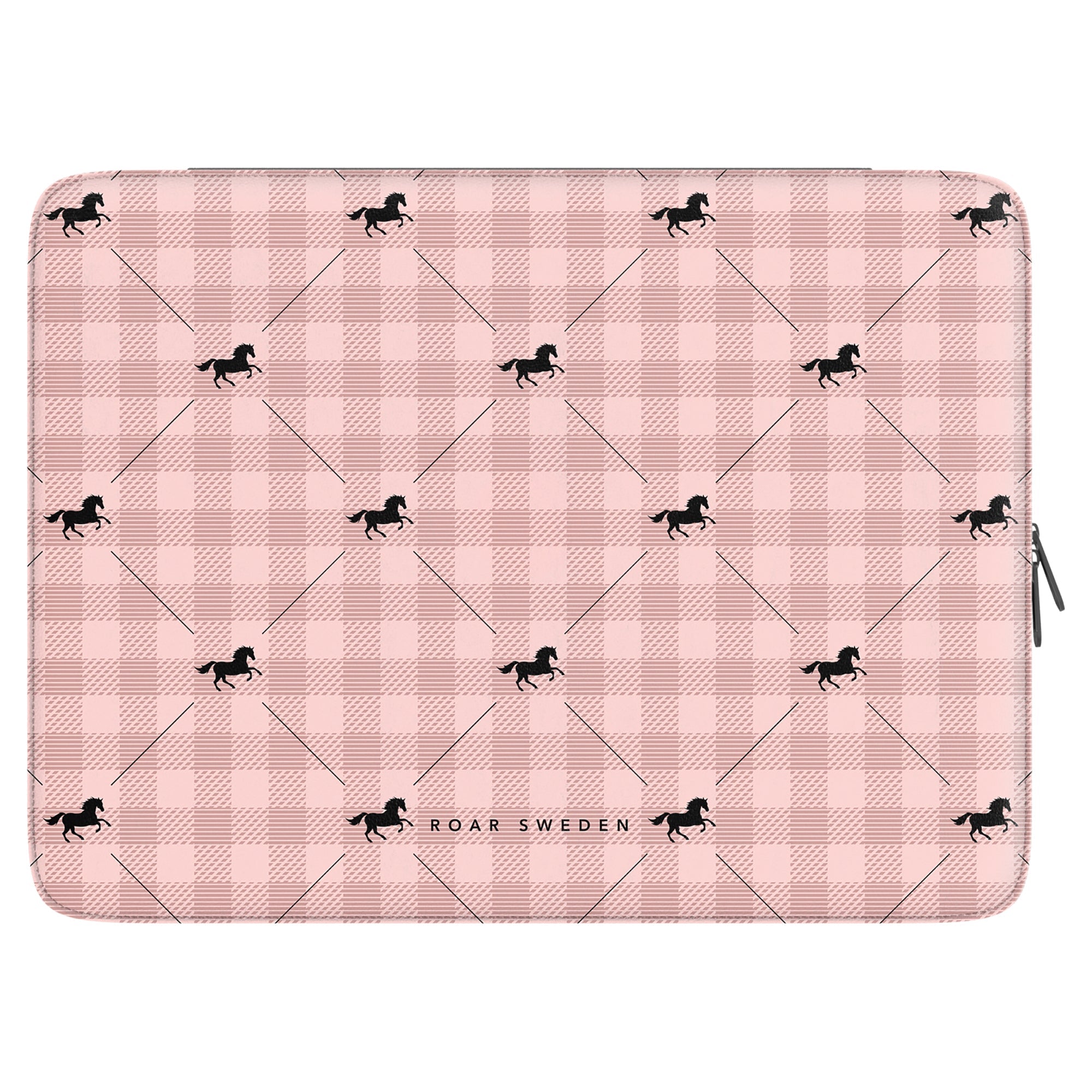 Plaid Horse Rosy - Laptopfodral - Roar Sweden