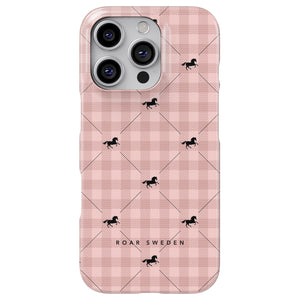 Plaid Horse Rosy - Slim case