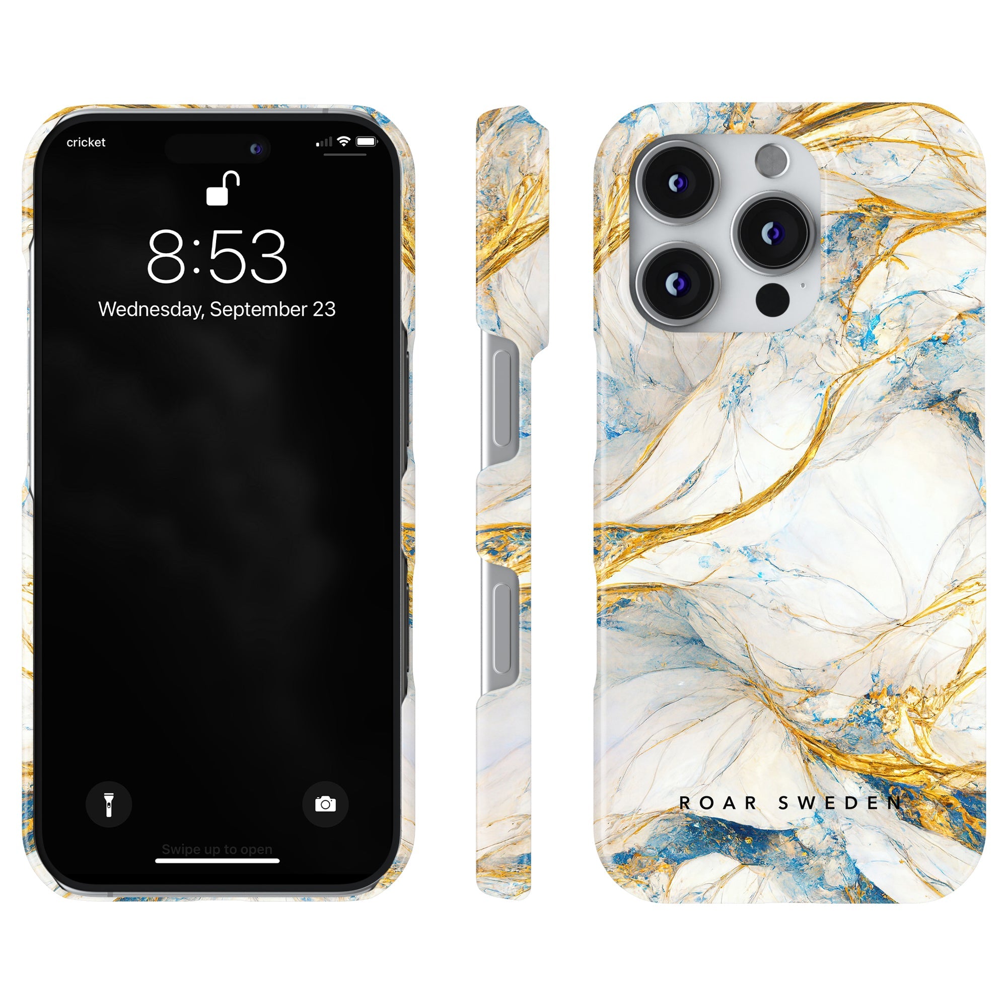 Slim mobilskal – Queen Marble