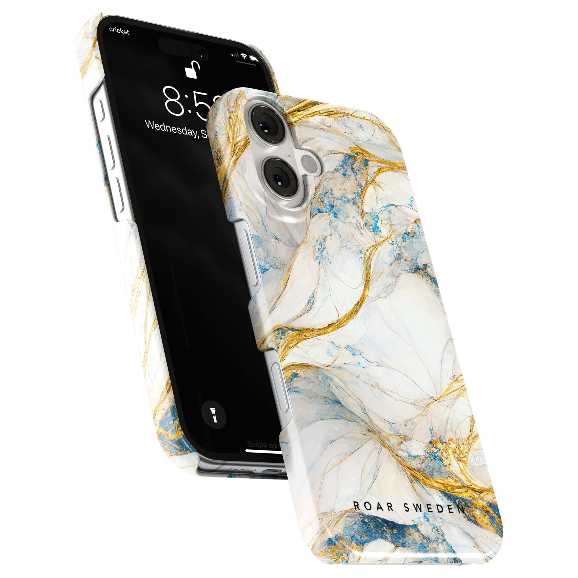 Slim mobilskal – Queen Marble