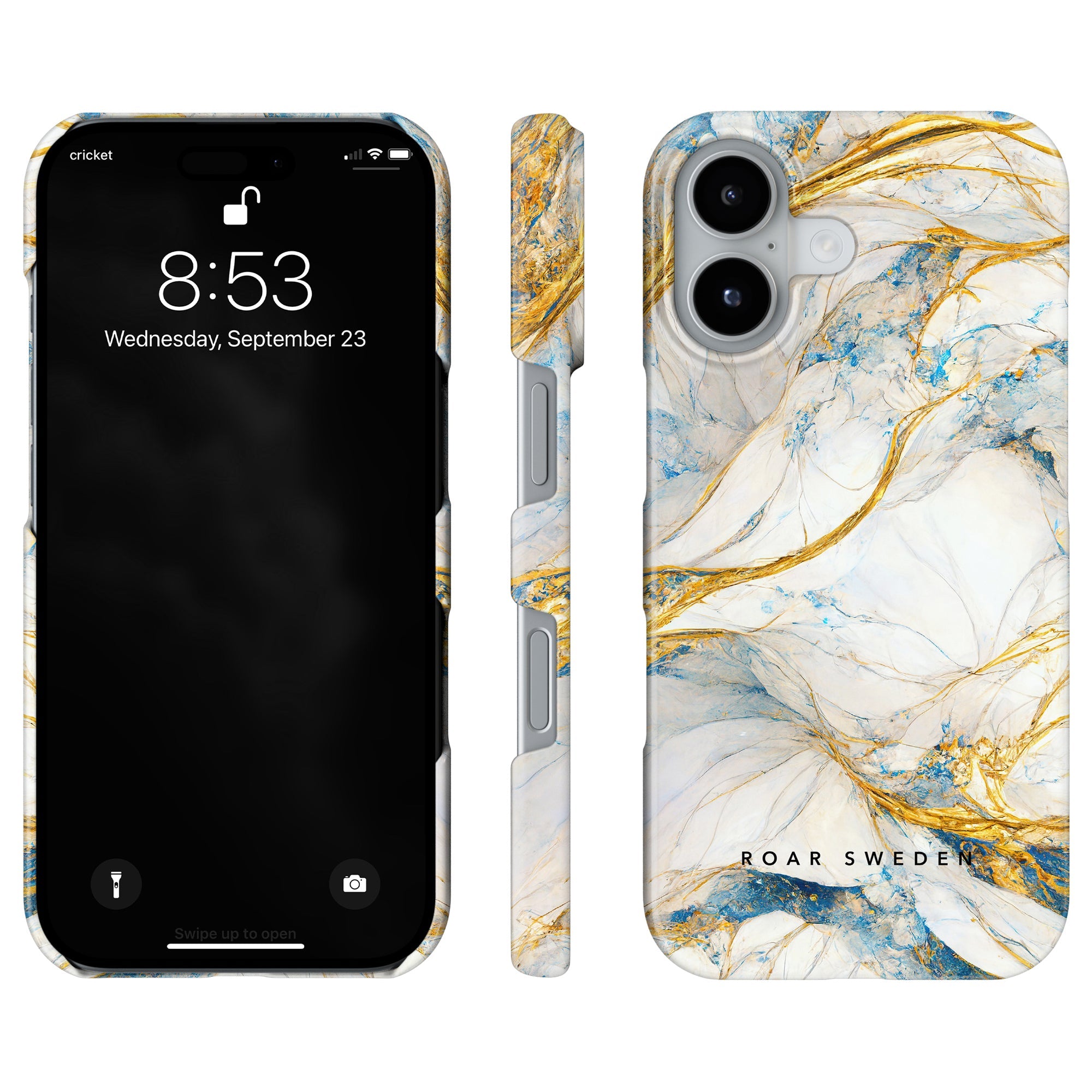 Slim mobilskal – Queen Marble