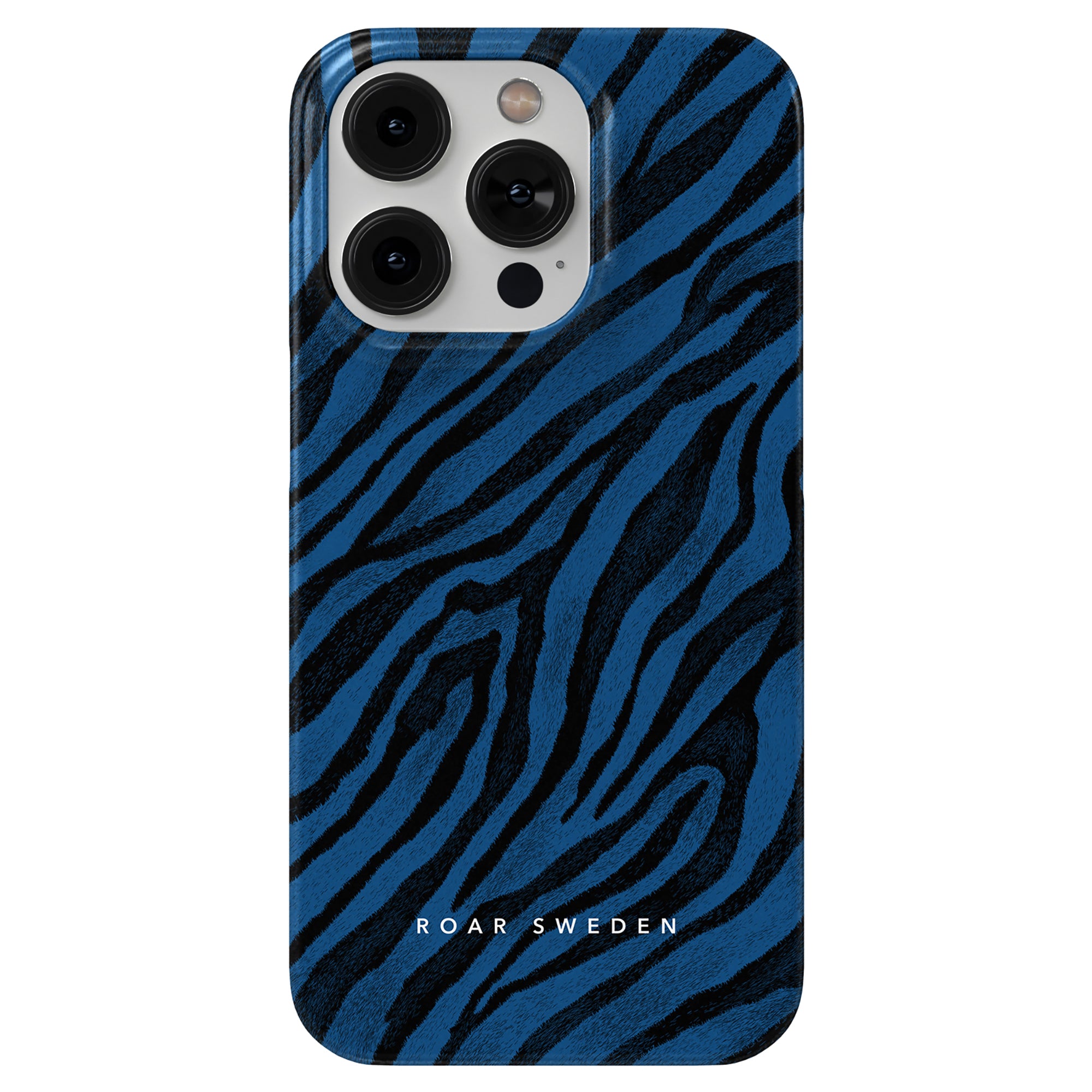 Ett Printeers Rani Slim Case med ett zebrainspirerat mönster för iPhone 11.