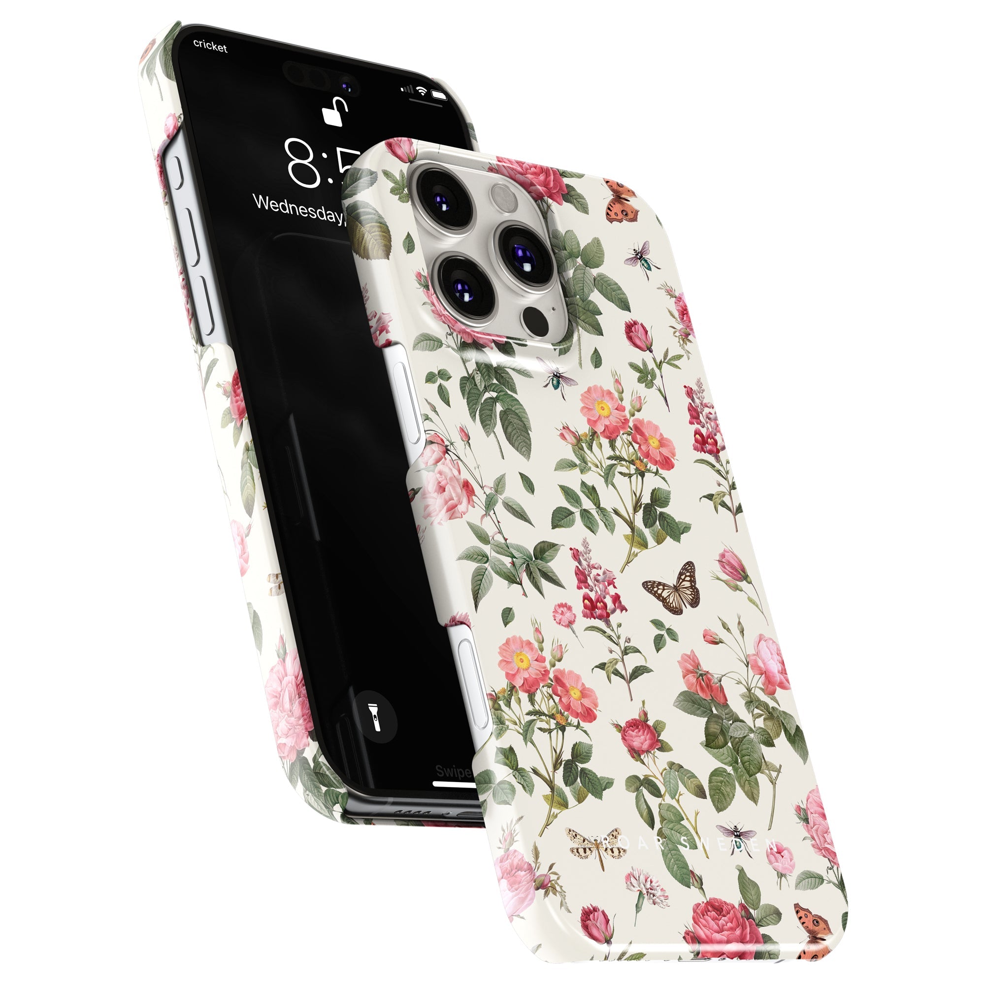 Slim mobilskal – Rose Garden