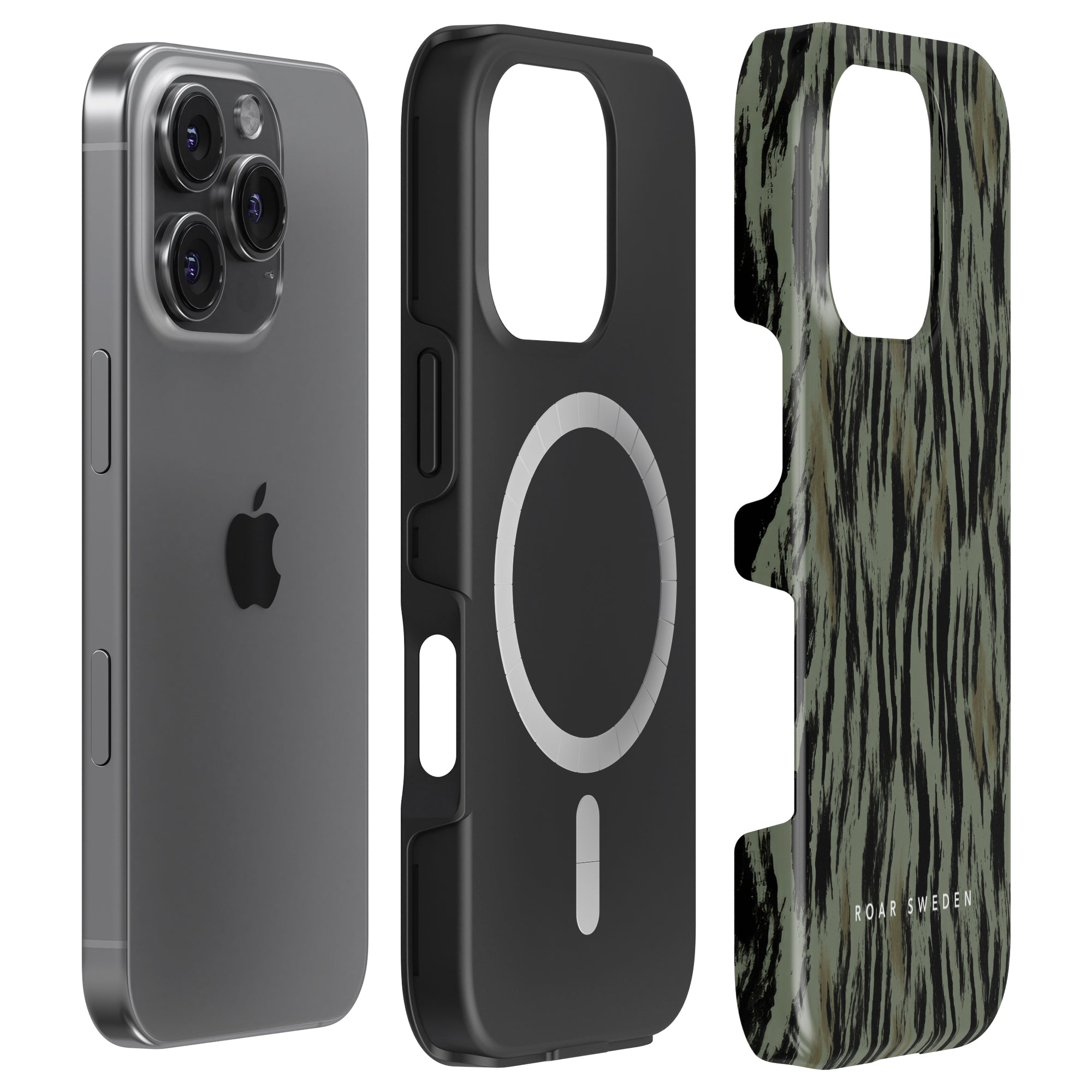 Rosepine Stripes - Magsafe Tough Case - Roar Sweden