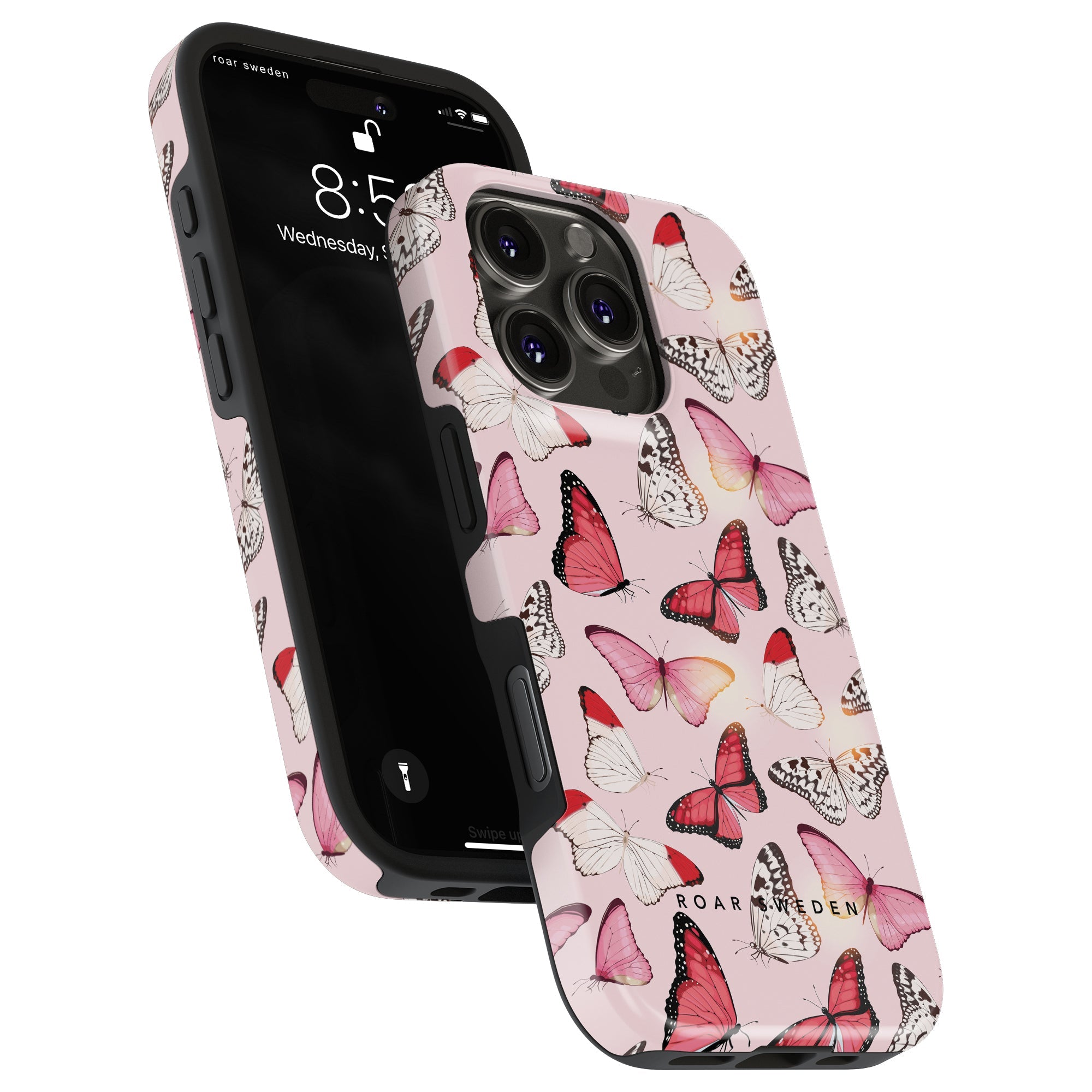 Tough mobilskal - Rosy Butterflies