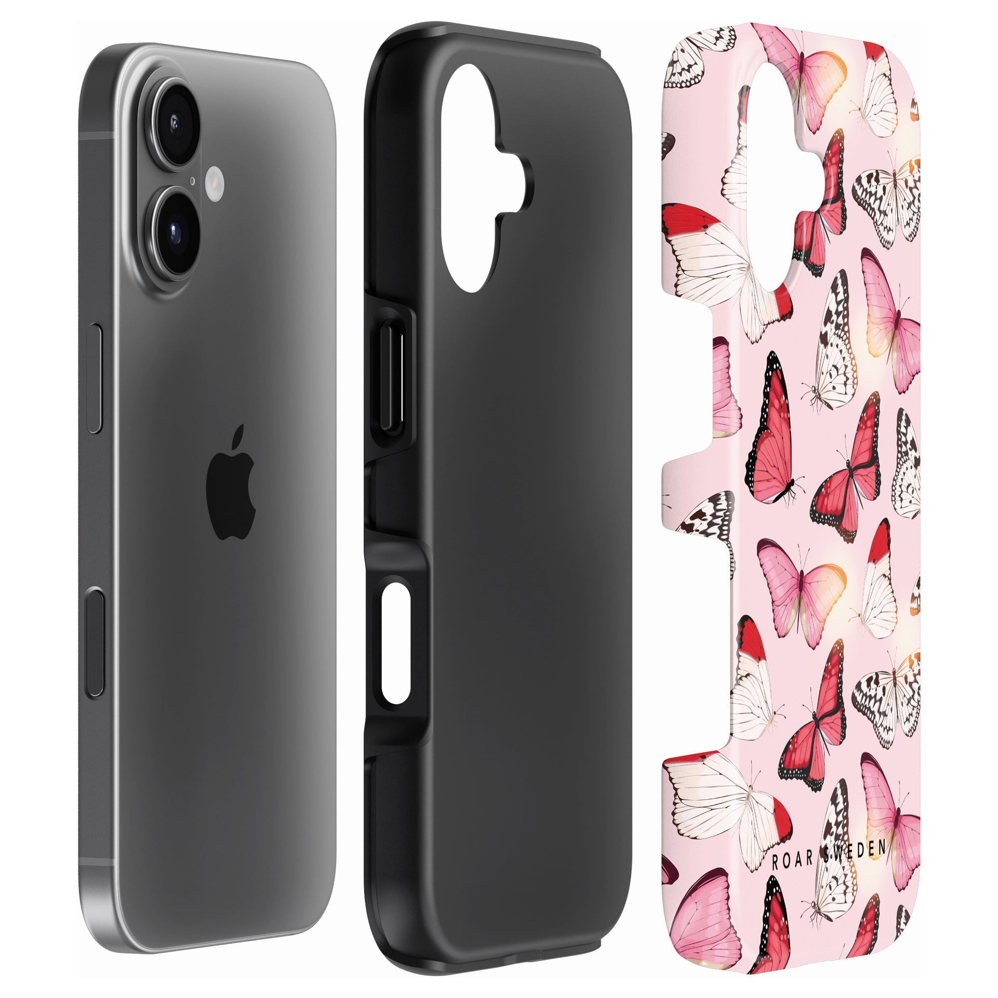 Tough mobilskal – Rosy Butterflies