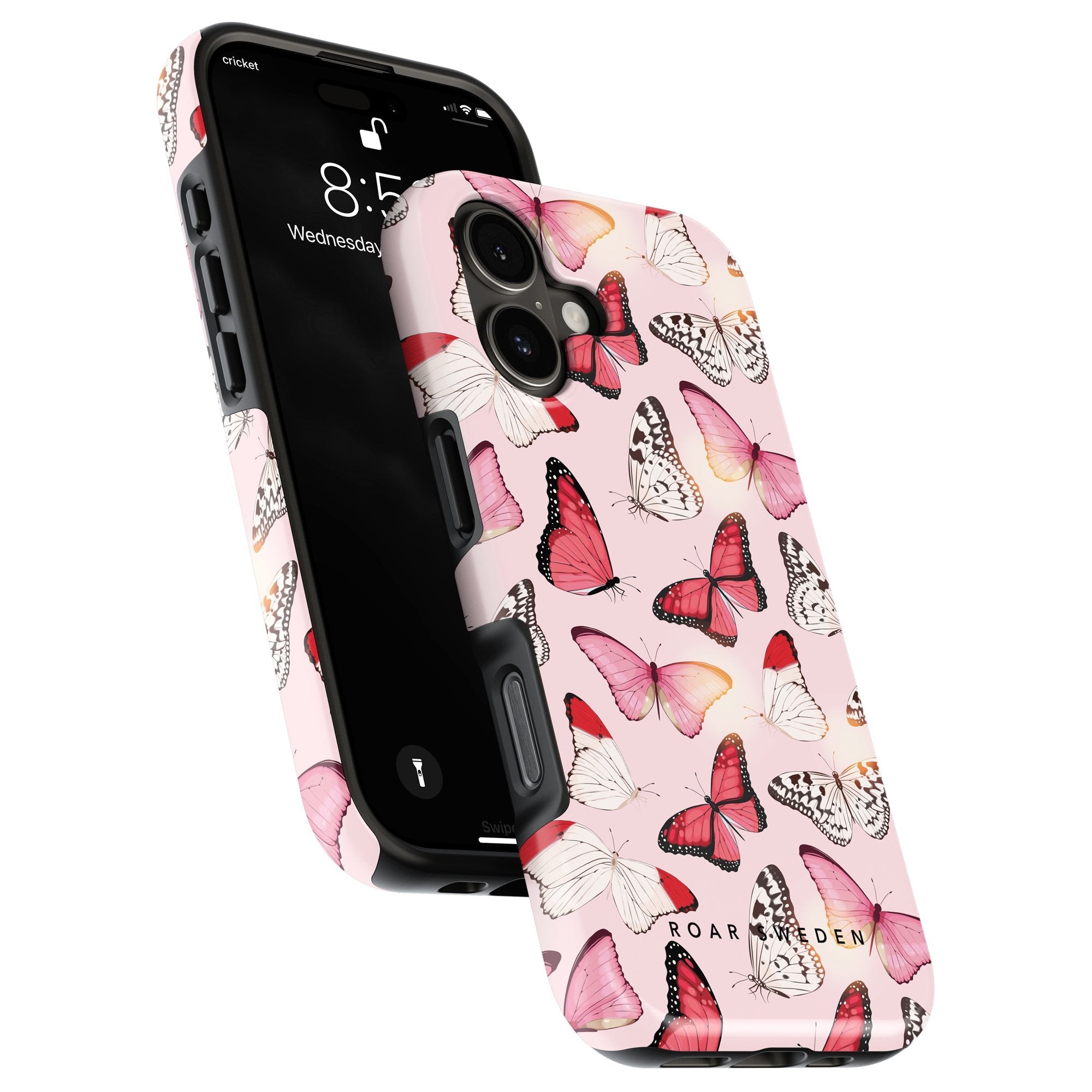 Tough mobilskal – Rosy Butterflies