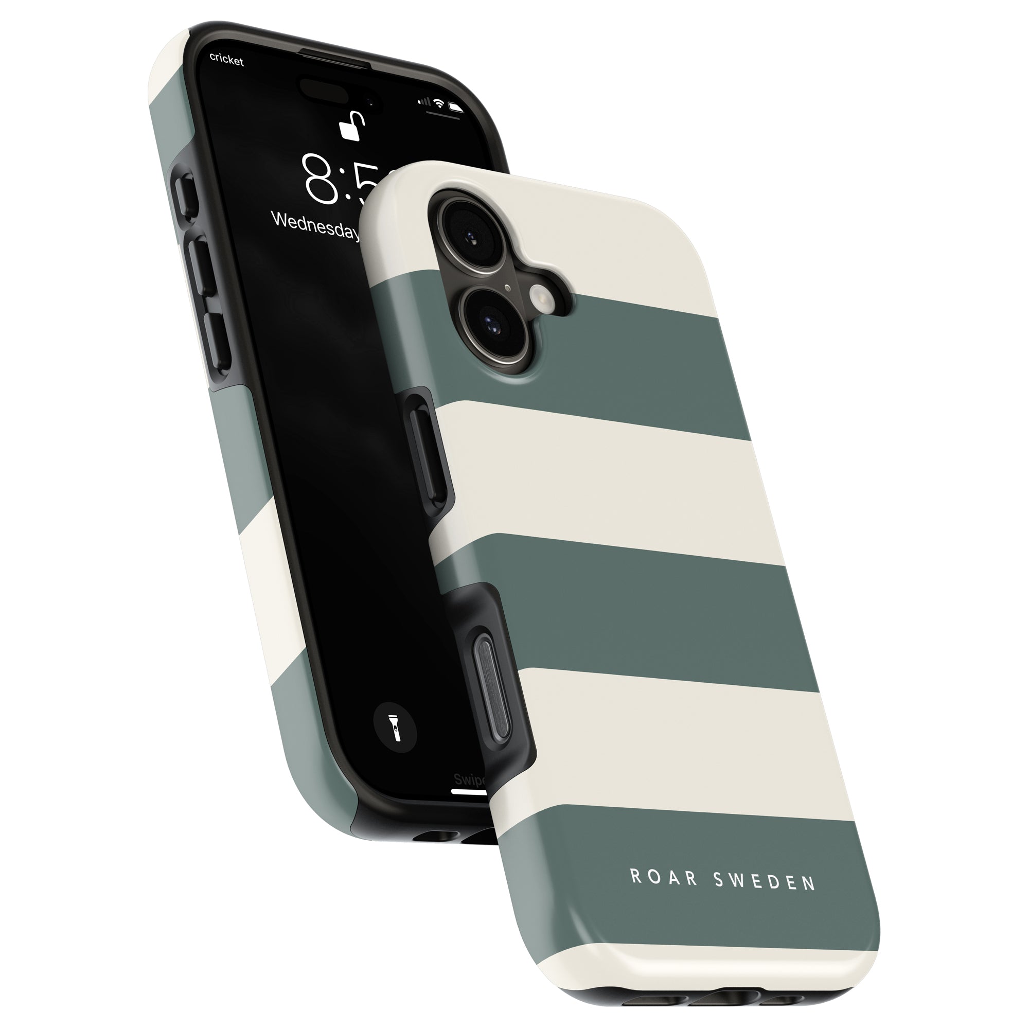 Sage Stripes - Tough Case - Roar Sweden