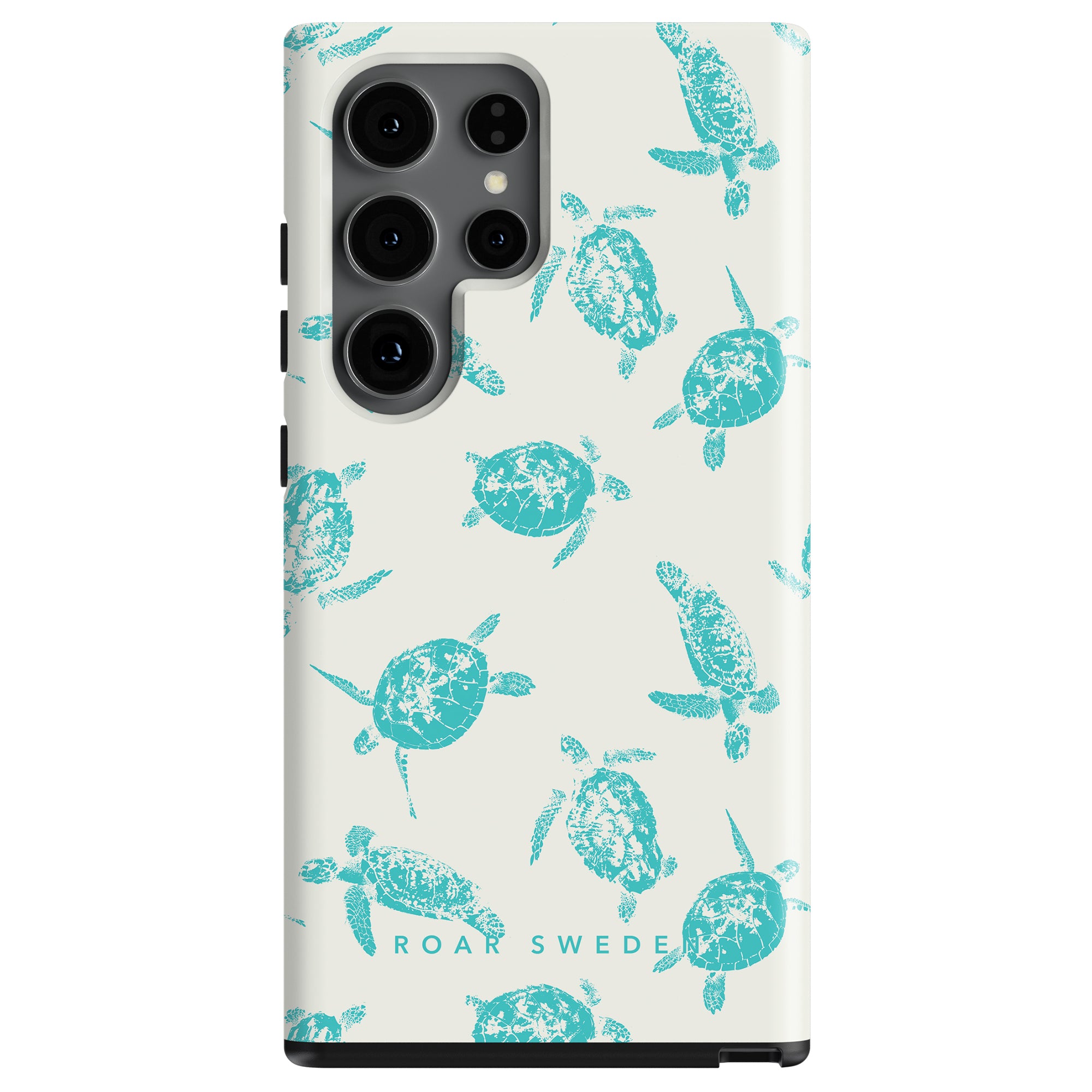 A Sea Turtles - Tough Case with a sea turtle pattern design and triple-camera cutout.