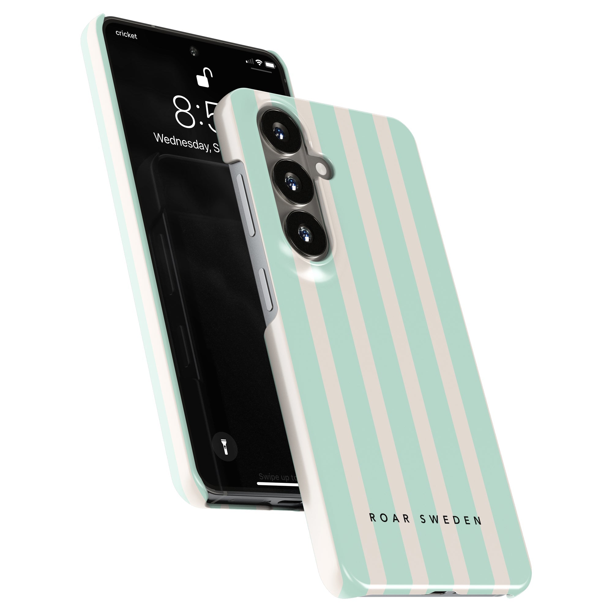Seafoam Stripes - Slim case - Roar Sweden