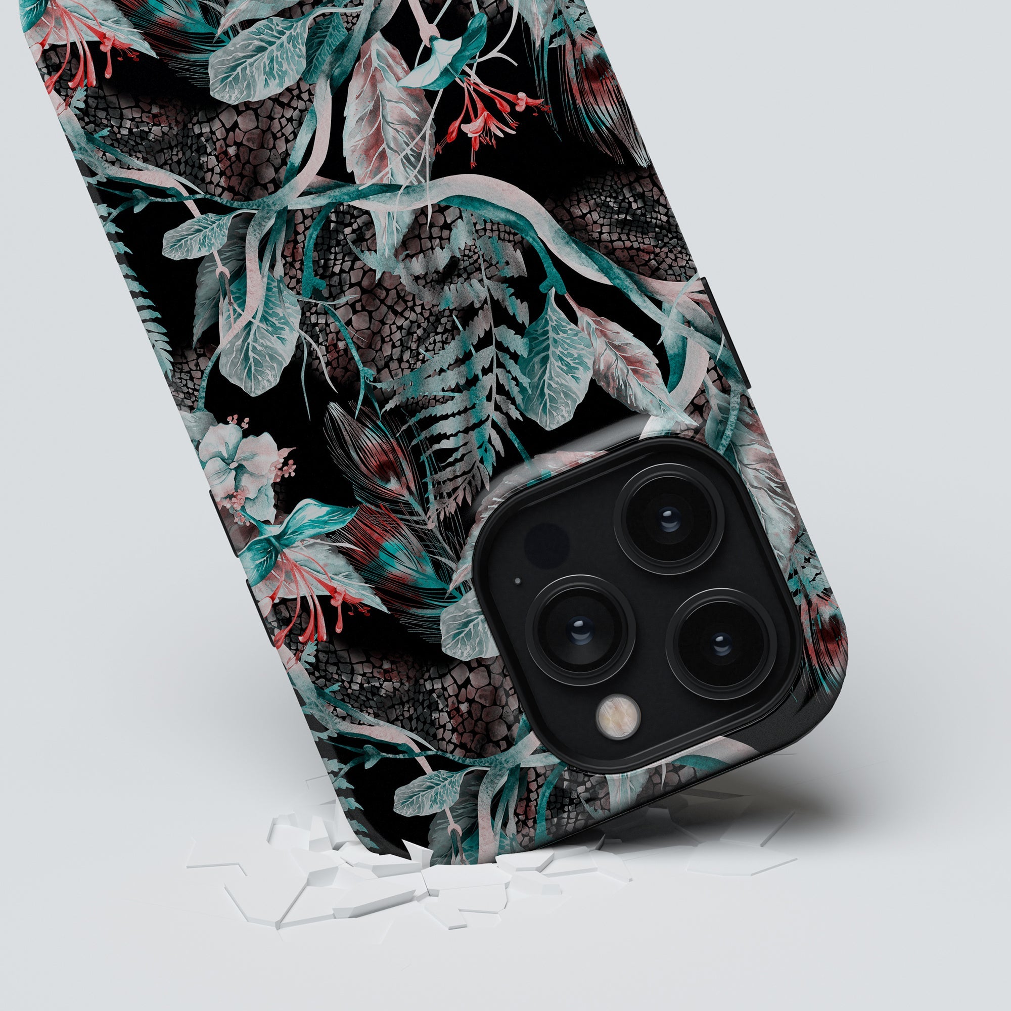 A Snake Jungle - Tough case with a tropical print.