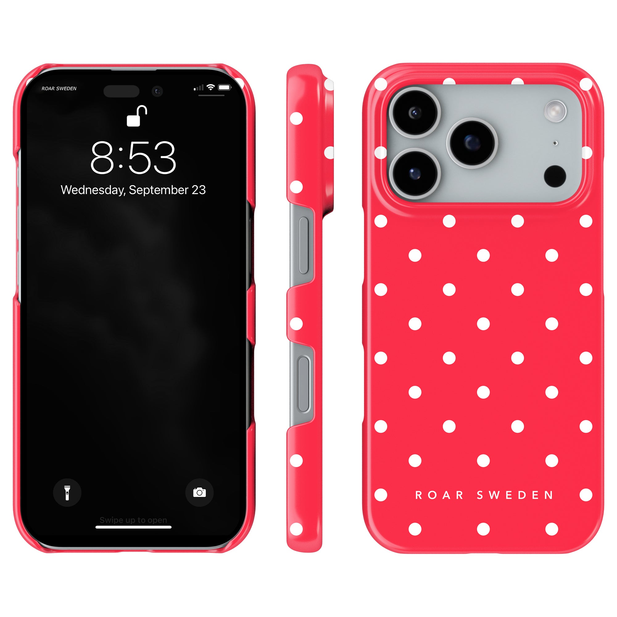 Strawberry Dots - Slim case - Roar Sweden