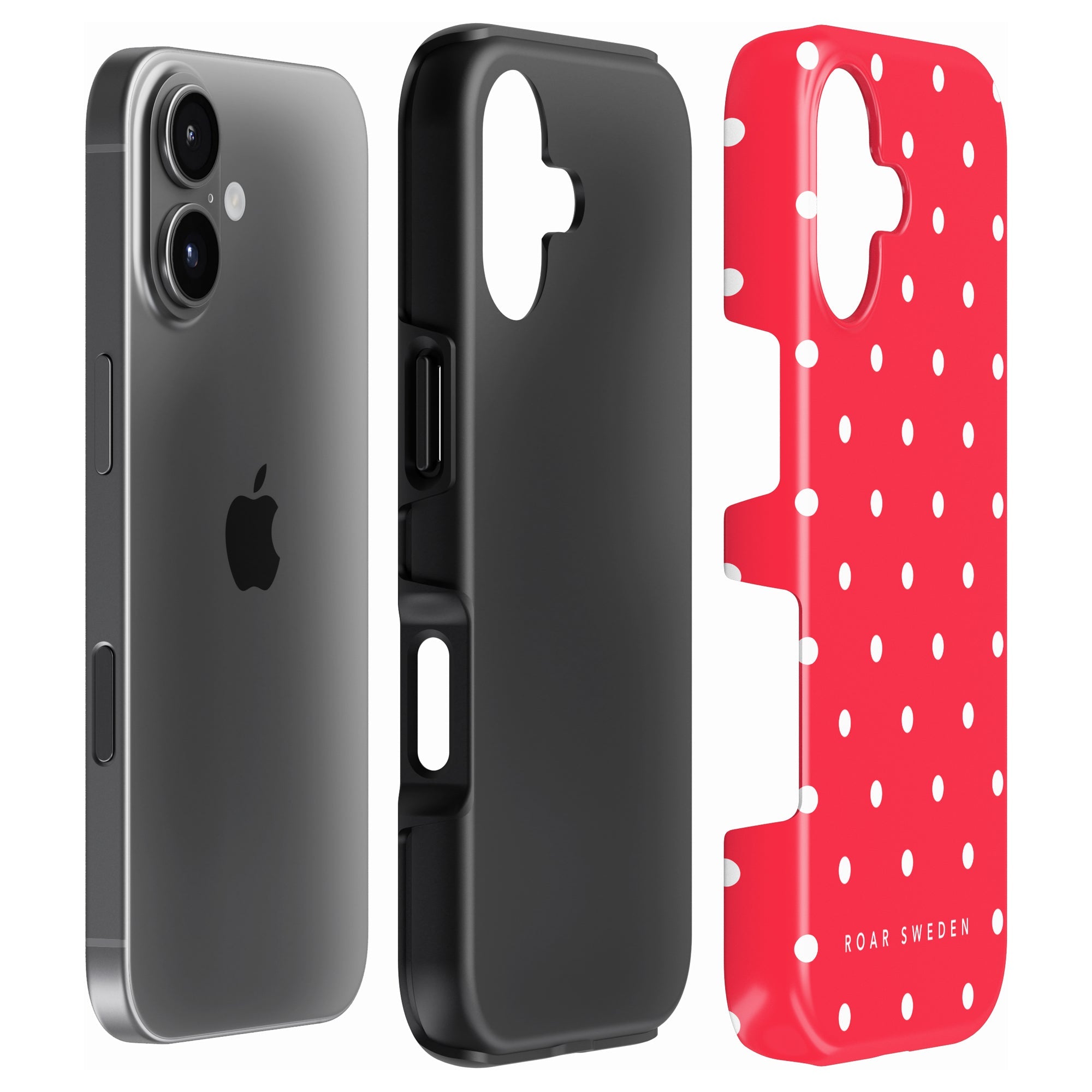 Strawberry Dots - Tough Case - Roar Sweden