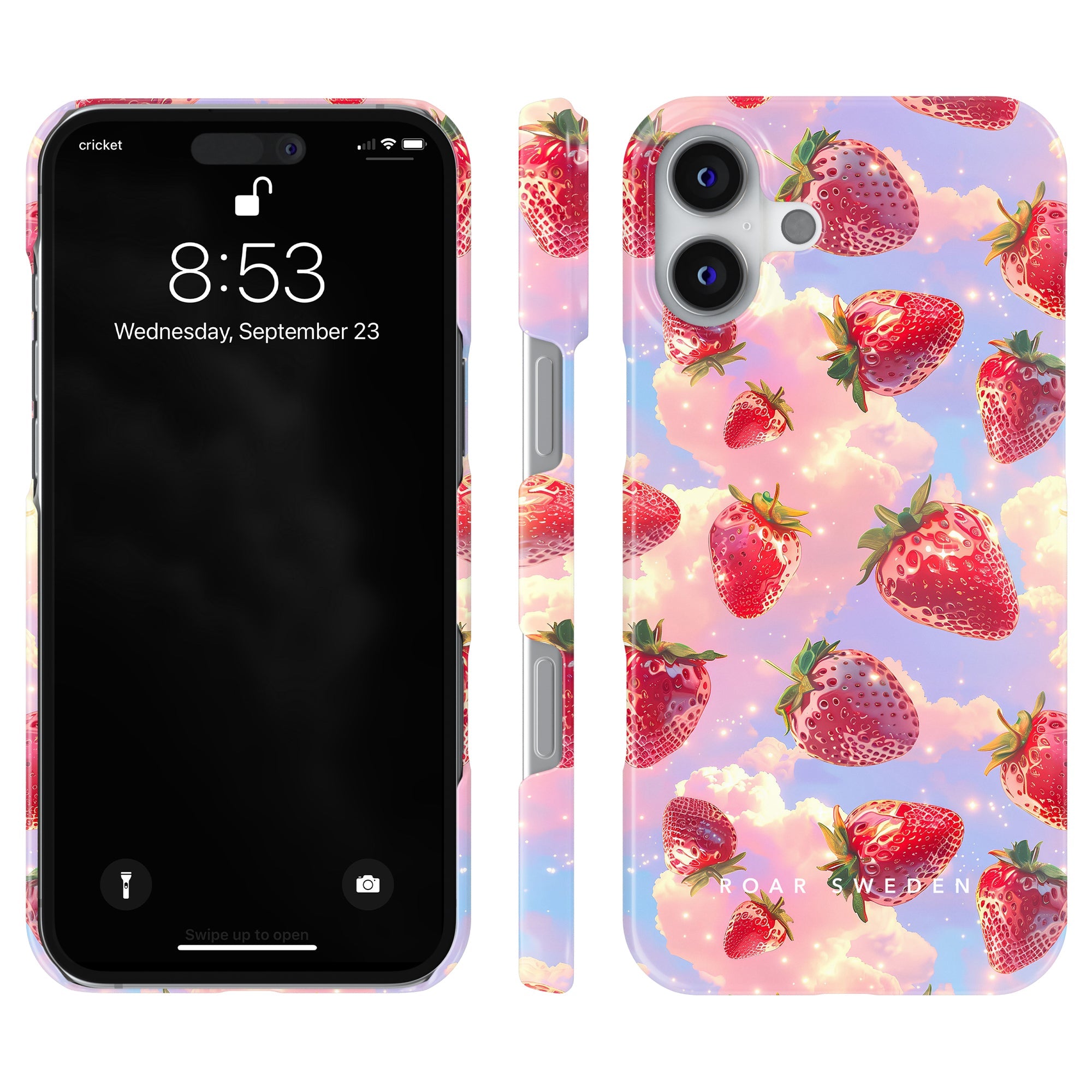Slim mobilskal – Strawberry Dreams