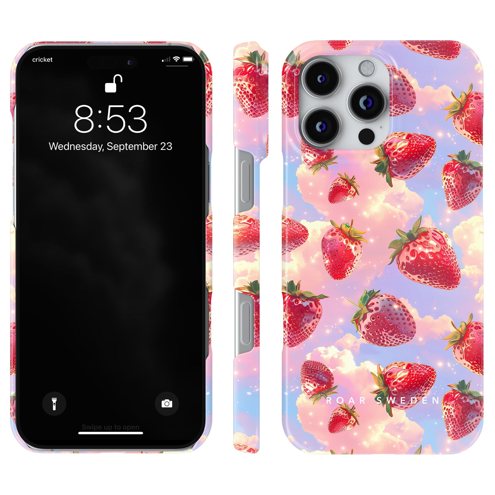 Slim mobilskal – Strawberry Dreams