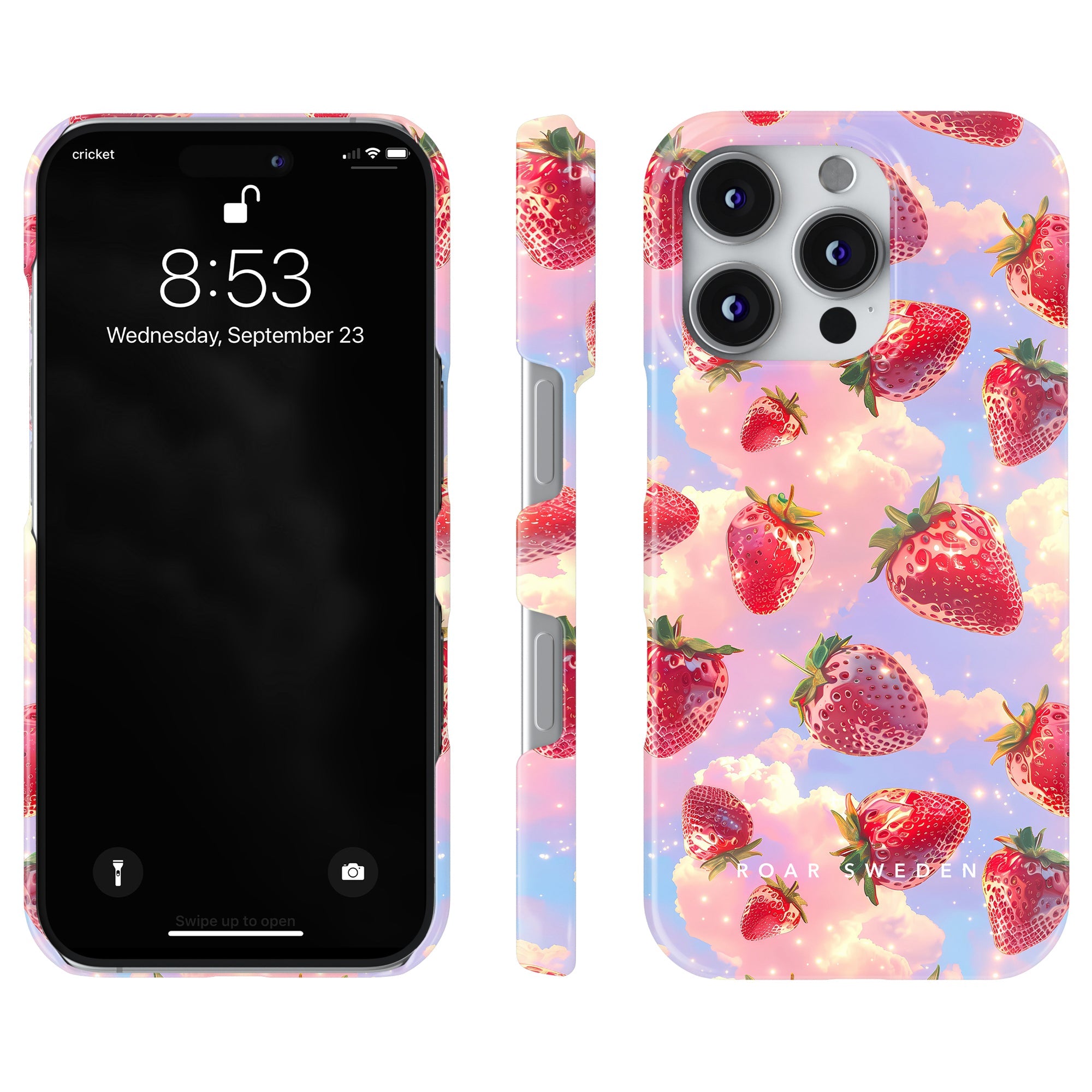 Slim mobilskal – Strawberry Dreams