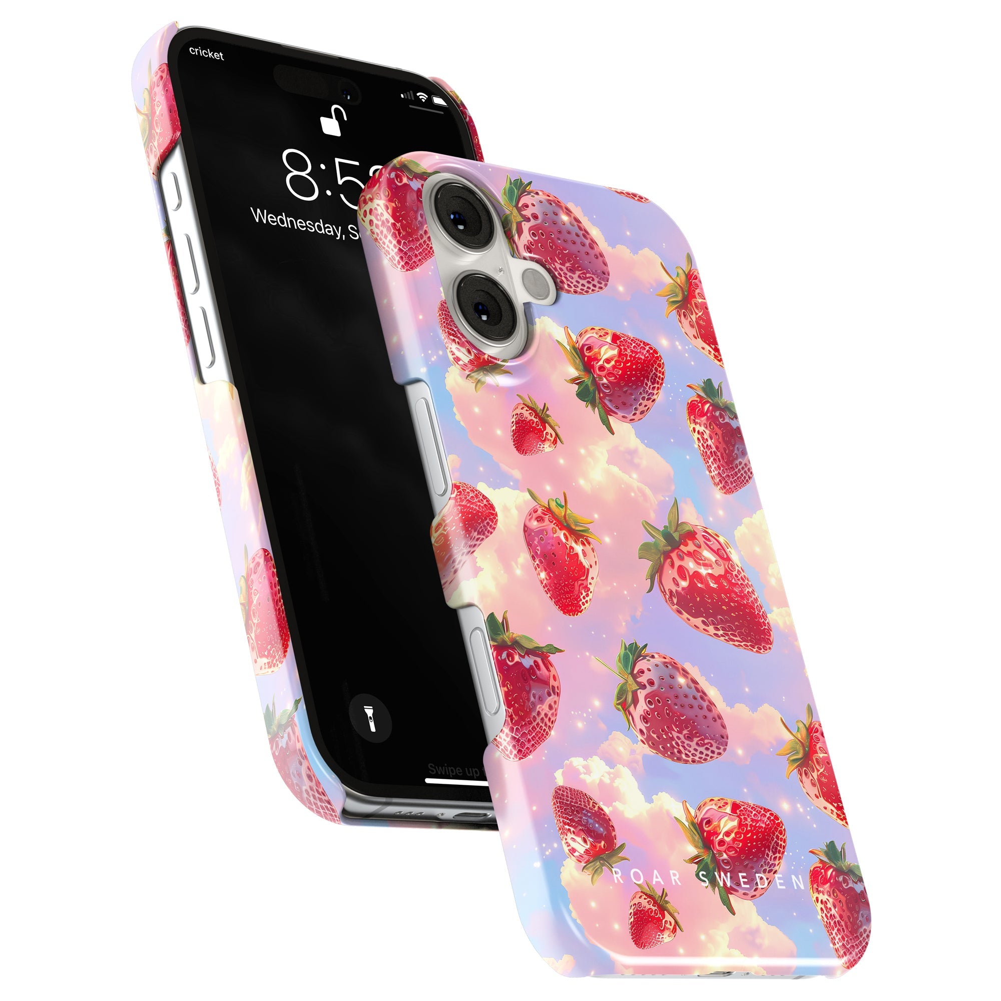 Slim mobilskal – Strawberry Dreams