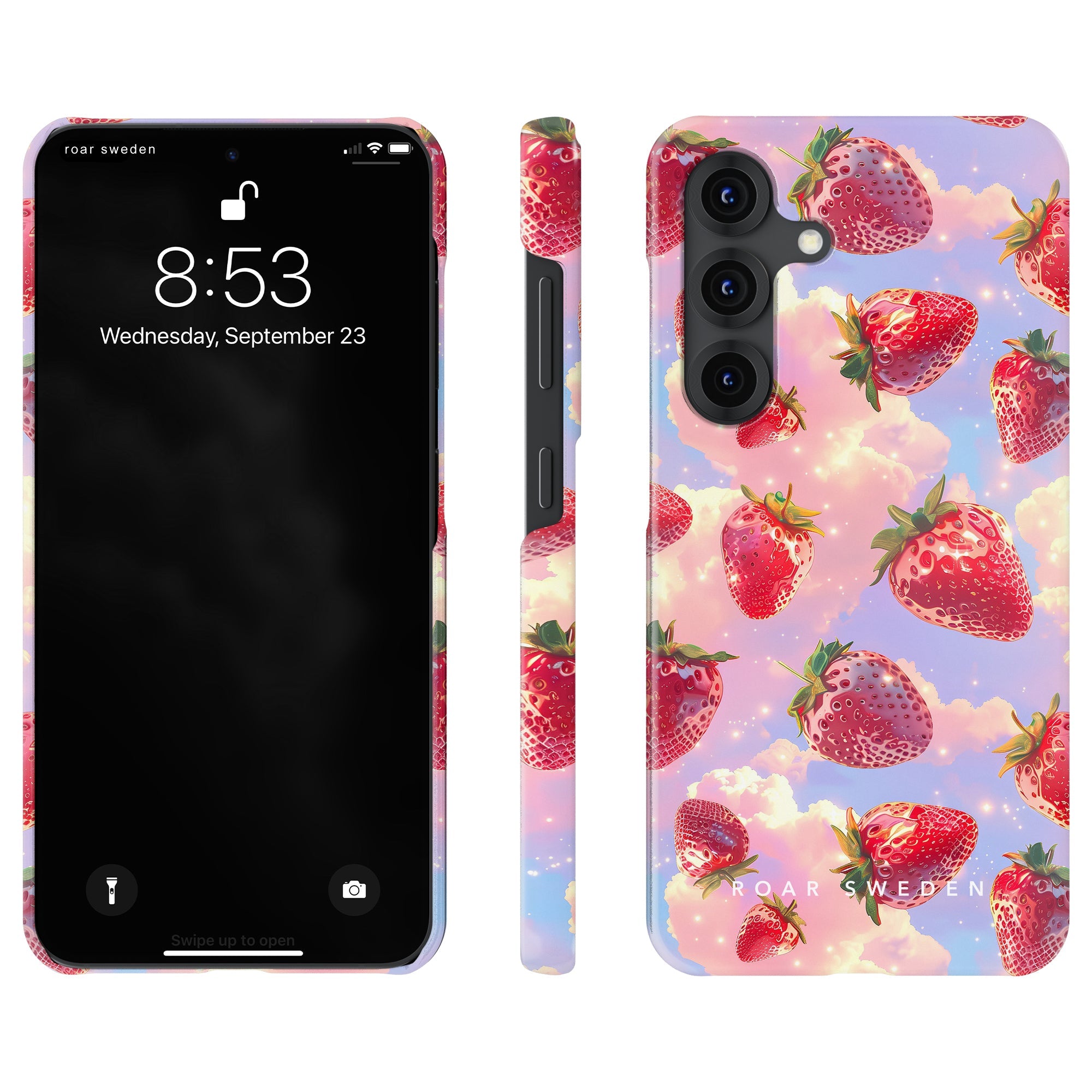 Slim mobilskal – Strawberry Dreams