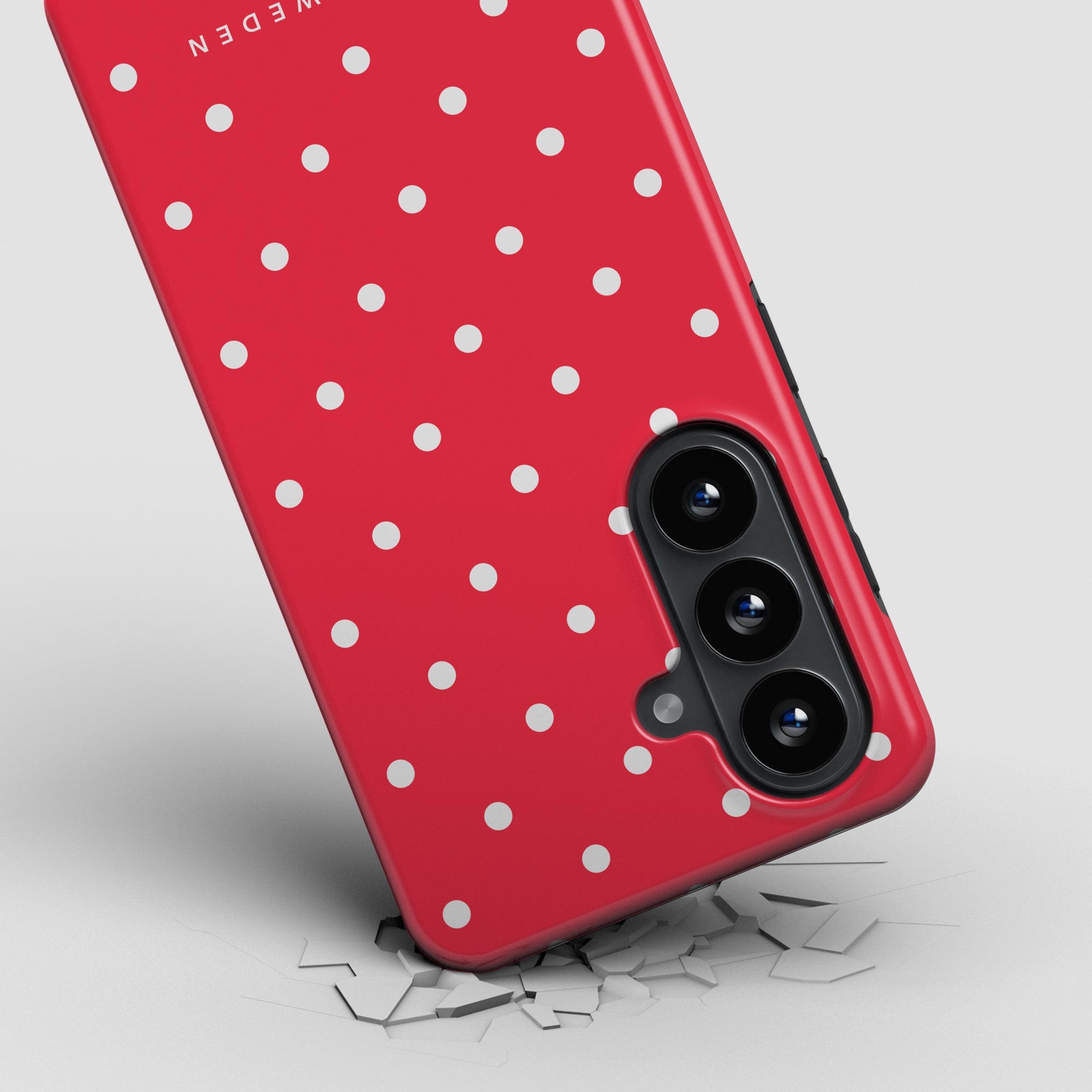 Strawberry Dots - Magnetic Tough Phone Case - Roar Sweden